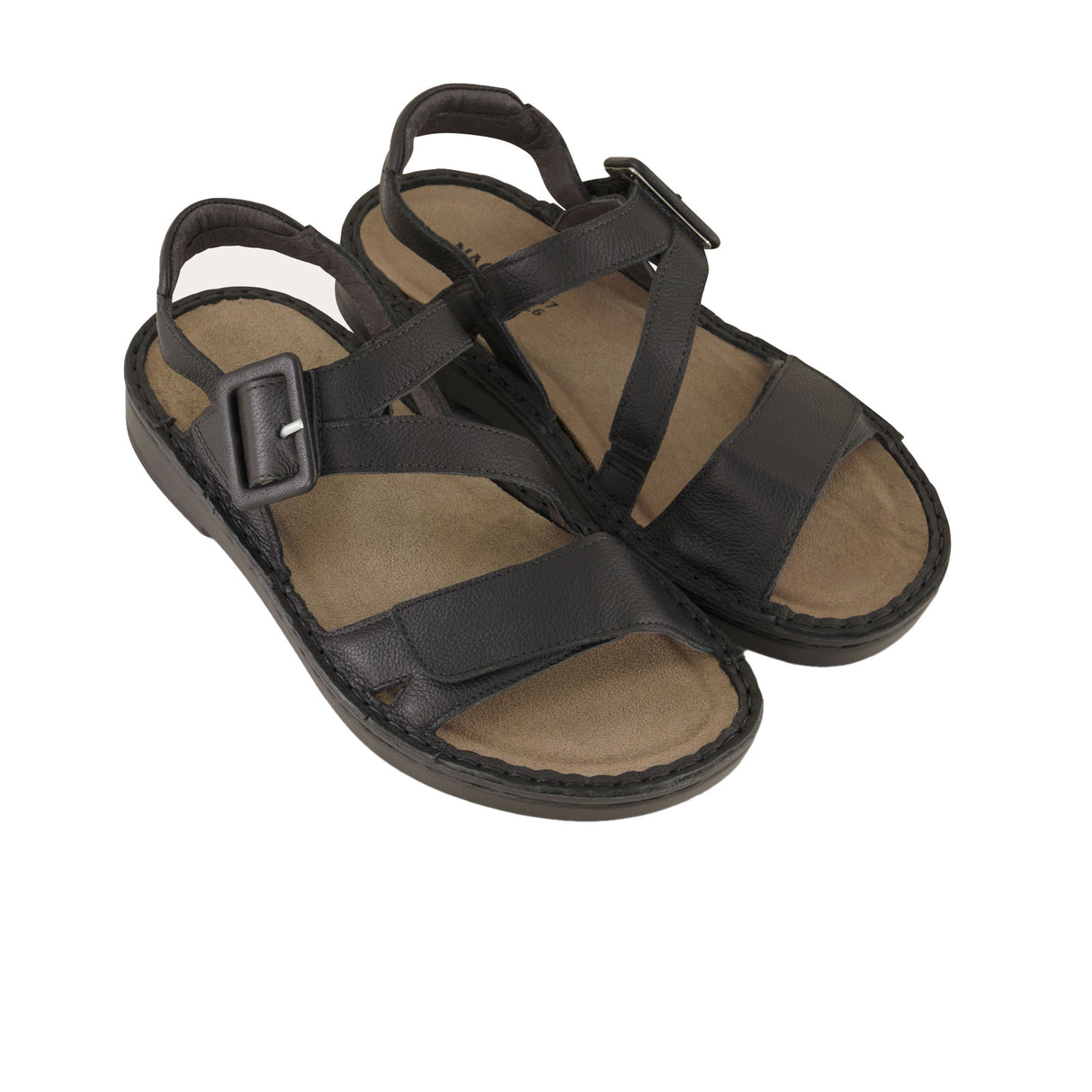Naot Castelo Backstrap Sandal (Women) - Soft Black Leather Sandal - Backstrap - The Heel Shoe Fitters