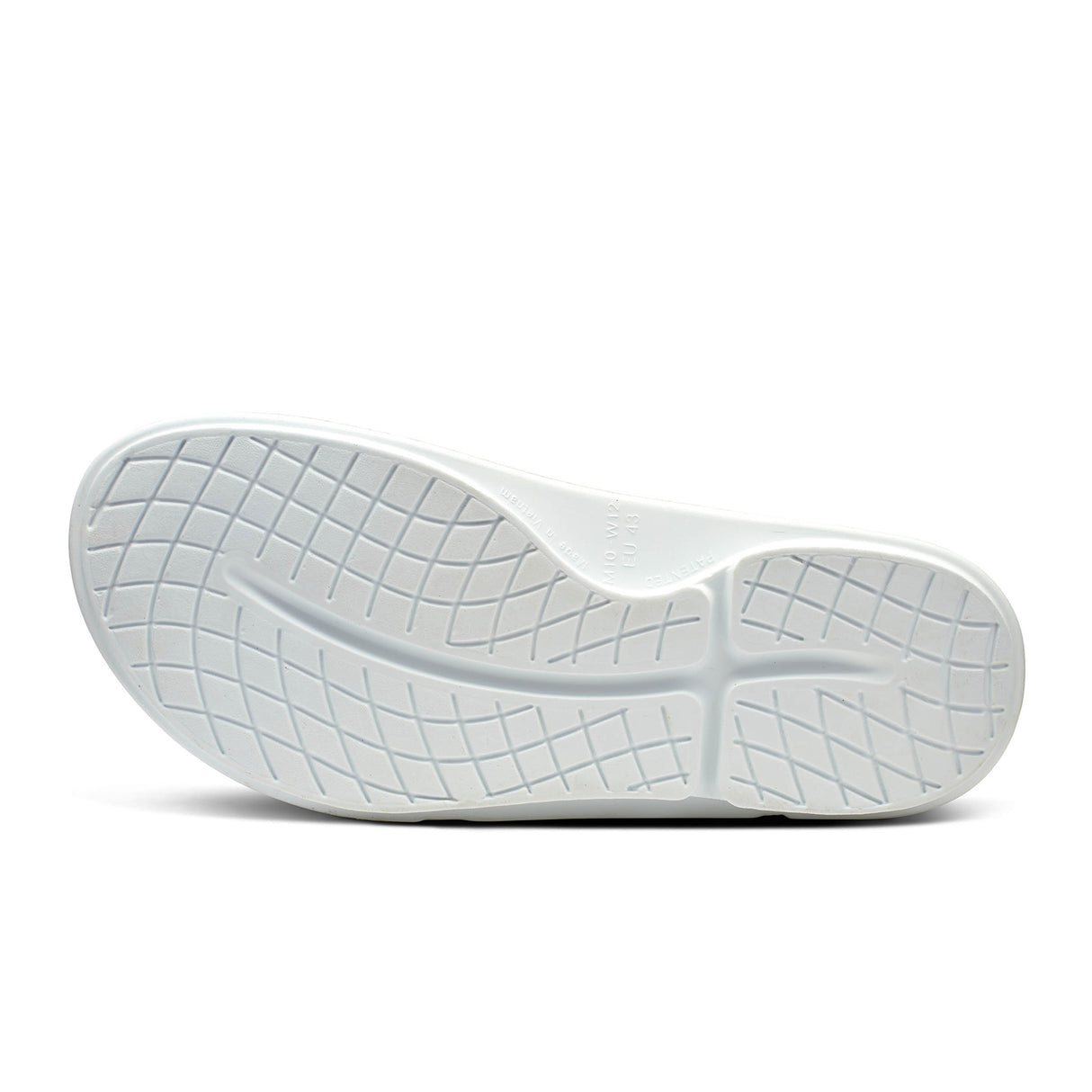 Oofos OOahh Sport Flex Slide Sandal (Unisex) - White Sandal - Slide - The Heel Shoe Fitters