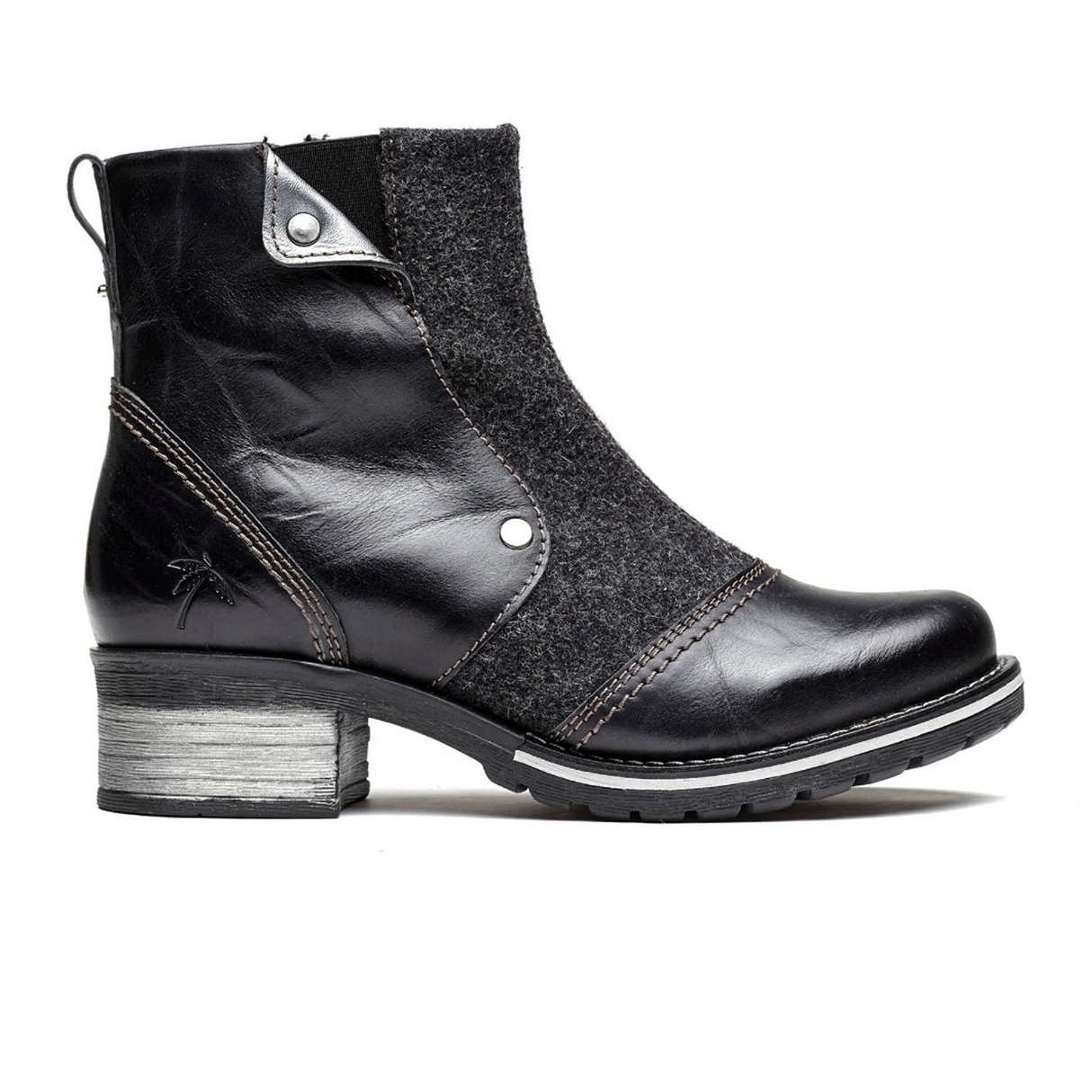 Dromedaris Kassia Burel Ankle Boot (Women) - Black Boots - Fashion - Mid Boot - The Heel Shoe Fitters