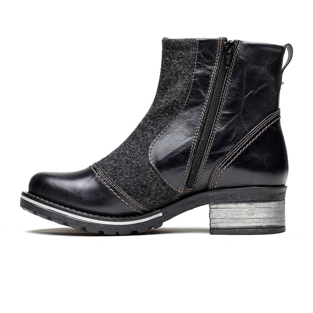 Dromedaris Kassia Burel Ankle Boot (Women) - Black Boots - Fashion - Mid Boot - The Heel Shoe Fitters