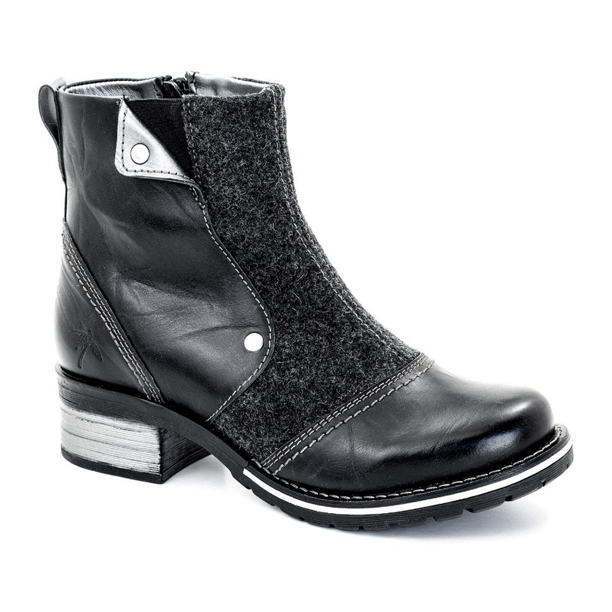 Dromedaris Kassia Burel Ankle Boot (Women) - Black Boots - Fashion - Mid Boot - The Heel Shoe Fitters