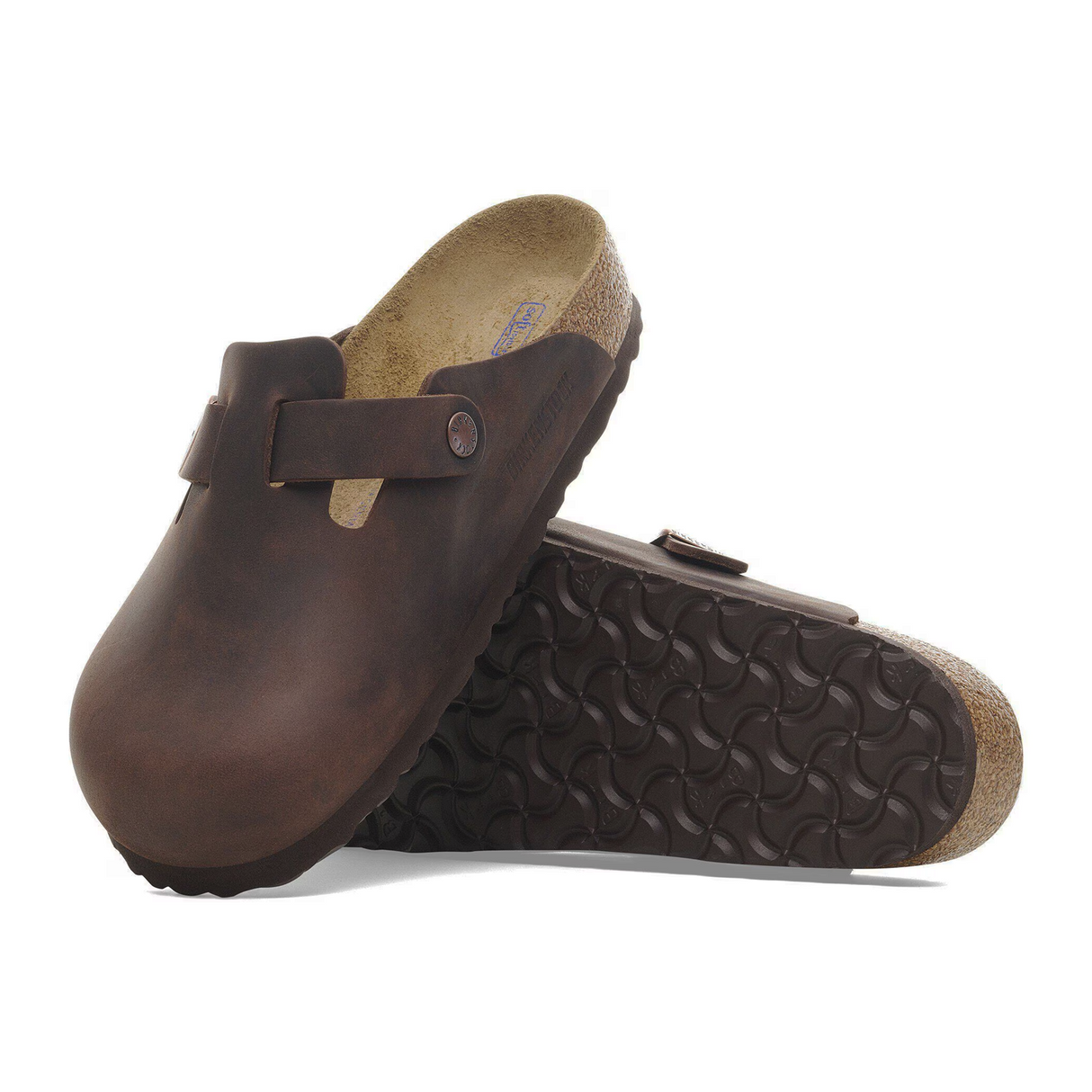 Birkenstock Boston Soft Footbed Clog (Unisex) - Habana Oiled Leather Dress-Casual - Clogs & Mules - The Heel Shoe Fitters