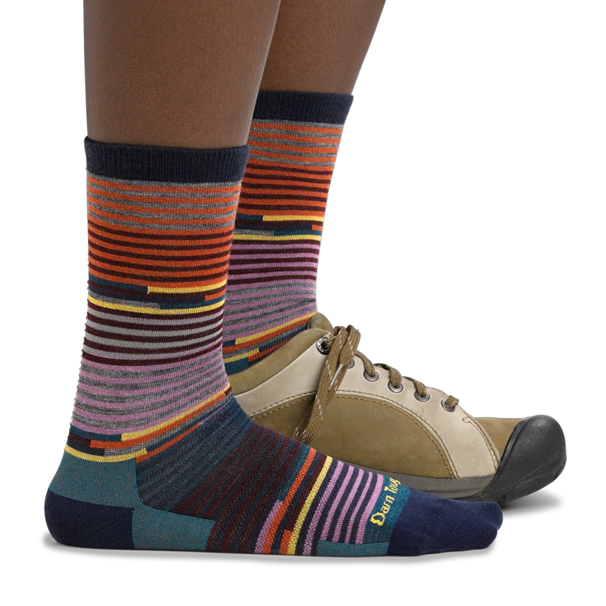 Darn Tough Pixie Lightweight Crew Sock (Women) - Navy Accessories - Socks - Performance - The Heel Shoe Fitters