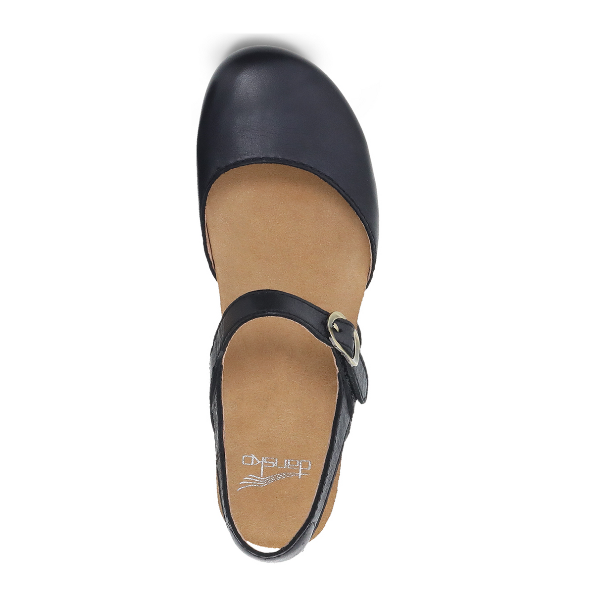 Dansko Tiffani Wedge Sandal (Women) - Black Milled Burnished Sandal - Heel/Wedge - The Heel Shoe Fitters