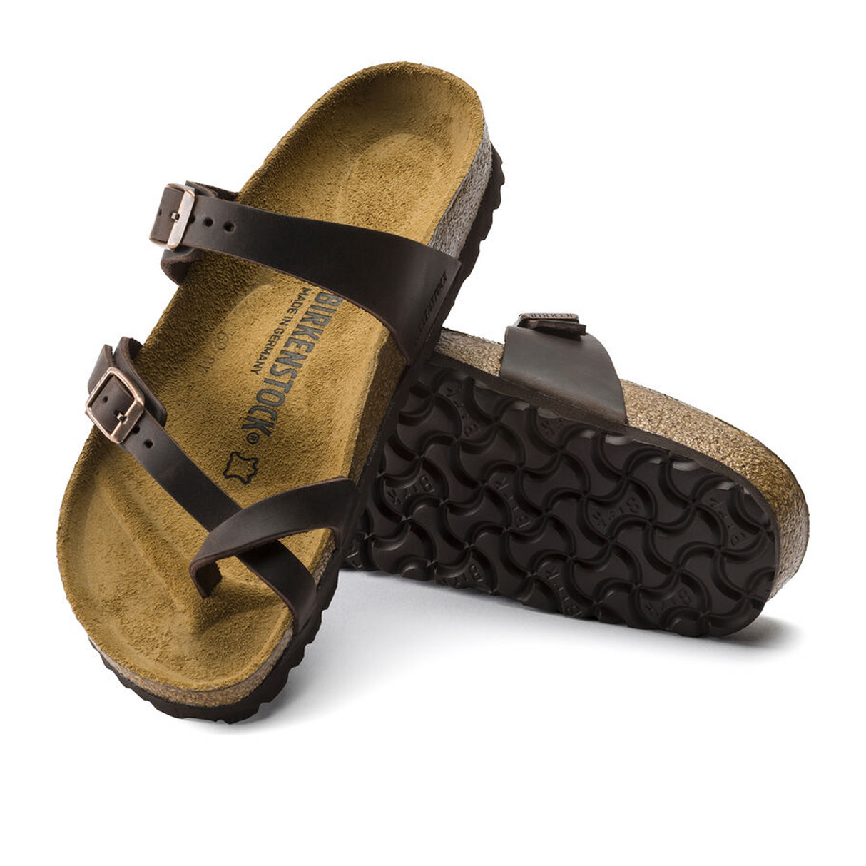 Birkenstock Mayari Sandal (Women) - Habana Oiled Leather Sandal - Thong - The Heel Shoe Fitters