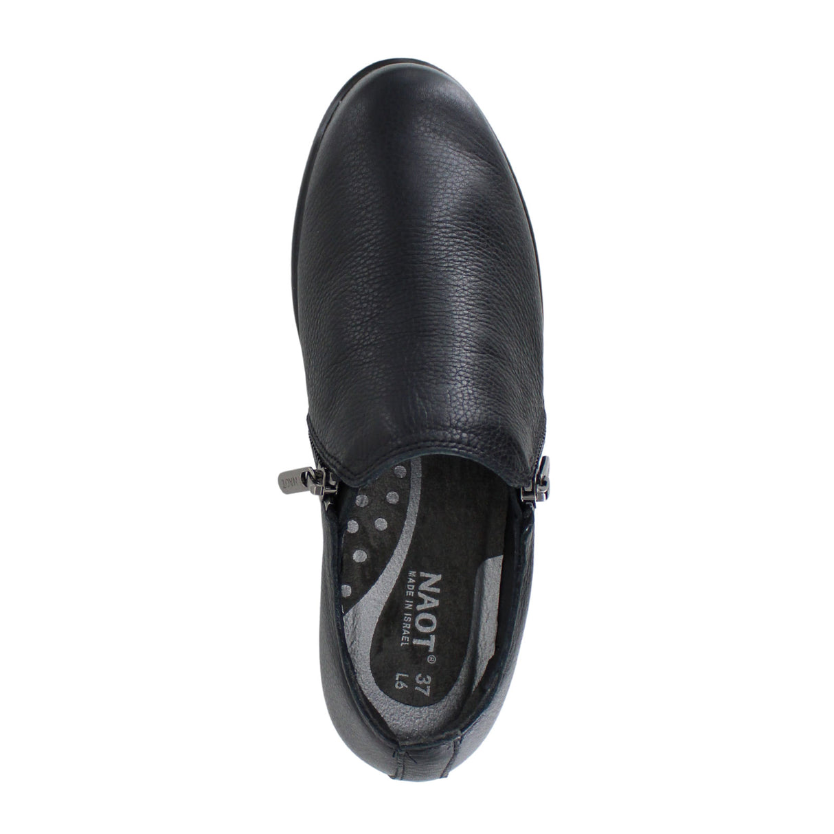 Naot Autan Slip On (Women) - Soft Black Leather Dress-Casual - Slip On - The Heel Shoe Fitters