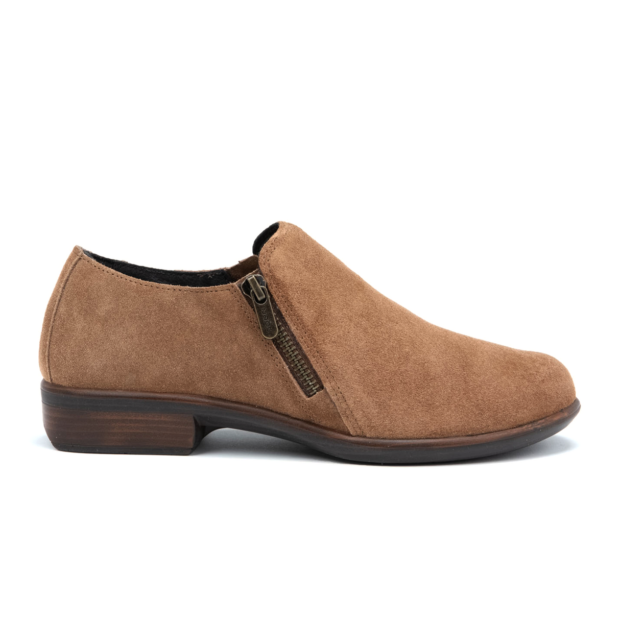 Naot Autan Loafer (Women) - Brown Cedar Suede Boots - Casual - Low - The Heel Shoe Fitters