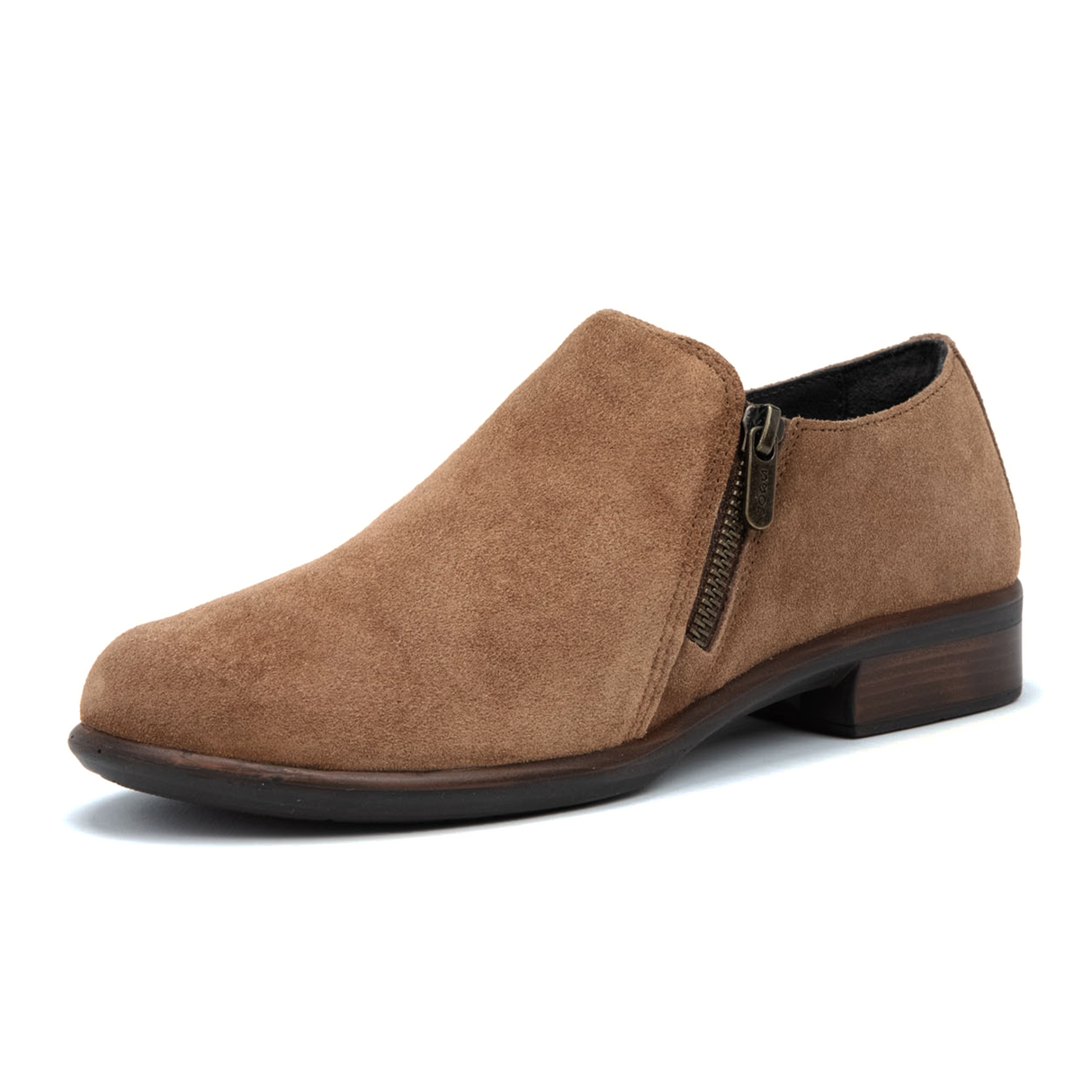 Naot Autan Loafer (Women) - Brown Cedar Suede Boots - Casual - Low - The Heel Shoe Fitters