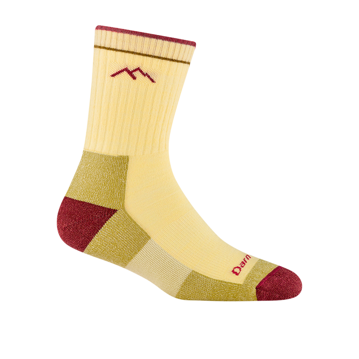 Darn Tough Hiker Midweight Cushion Crew Sock (Women) - Morning Sun Accessories - Socks - Performance - The Heel Shoe Fitters