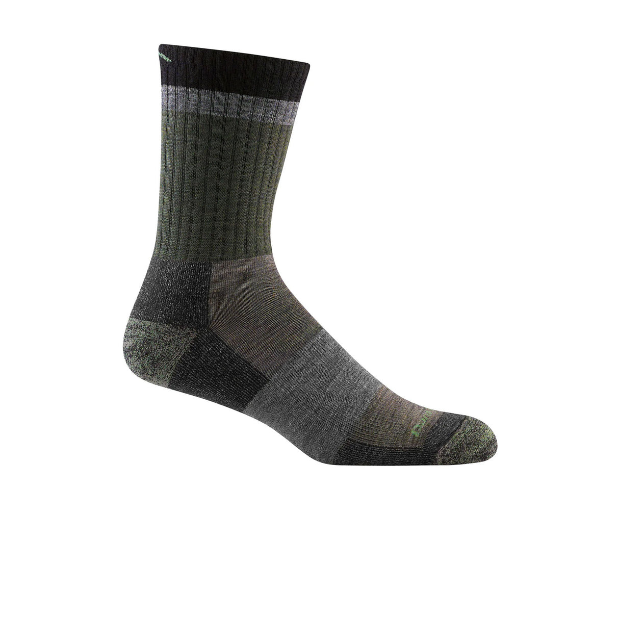 Darn Tough Heady Stripe Lightweight Micro Crew Sock with Cushion (Men) - Fatigue Accessories - Socks - Performance - The Heel Shoe Fitters