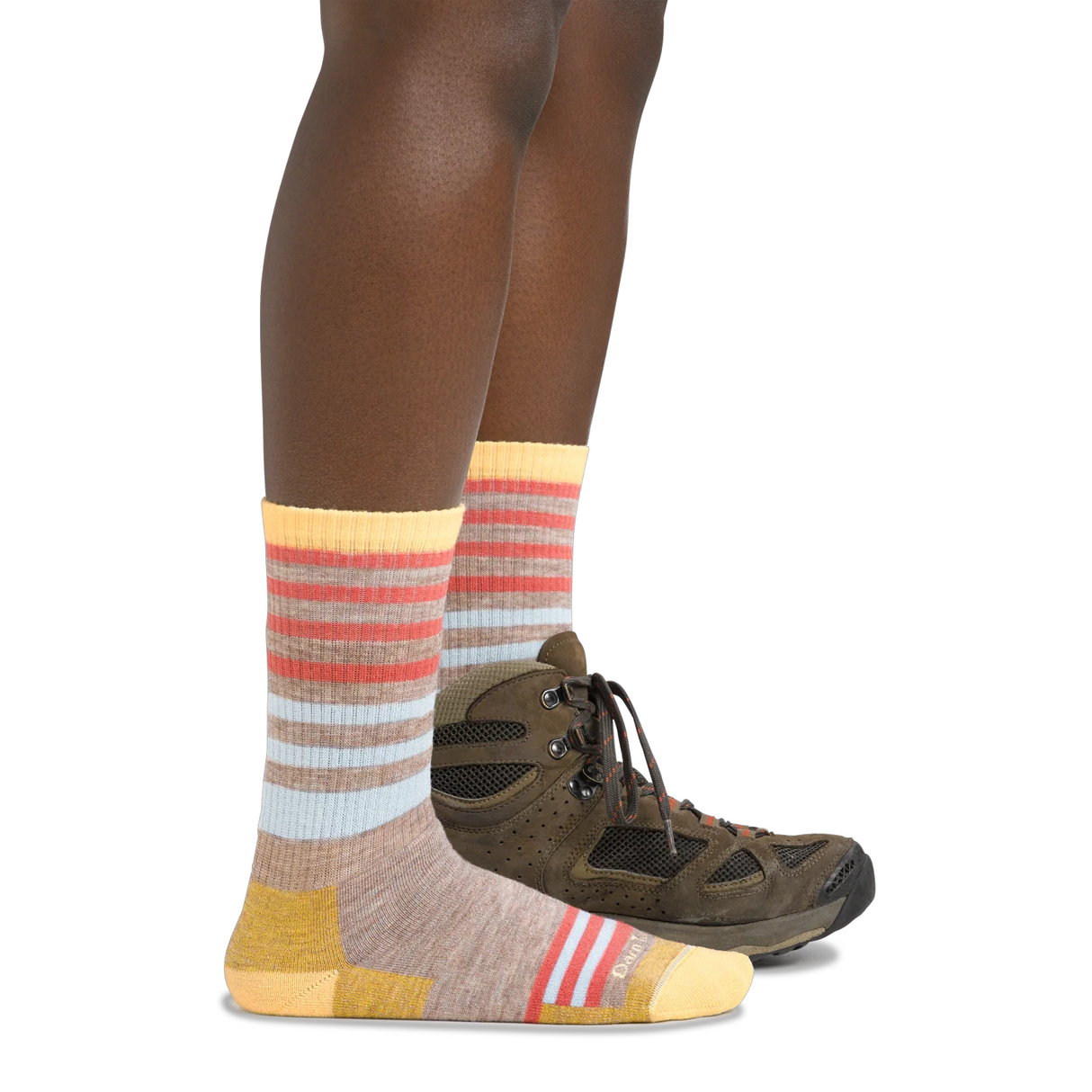 Darn Tough Gatewood Midweight Boot Sock with Full Cushion (Women) - Oatmeal Accessories - Socks - Performance - The Heel Shoe Fitters