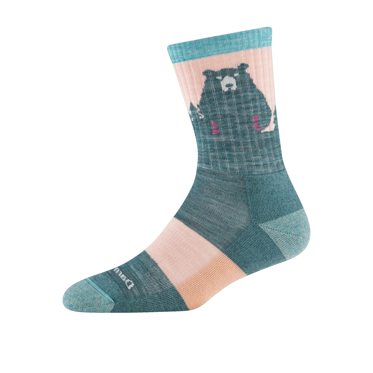 Darn Tough Beartown Lightweight Cushion Crew Sock (Women) - Quartz Accessories - Socks - Performance - The Heel Shoe Fitters