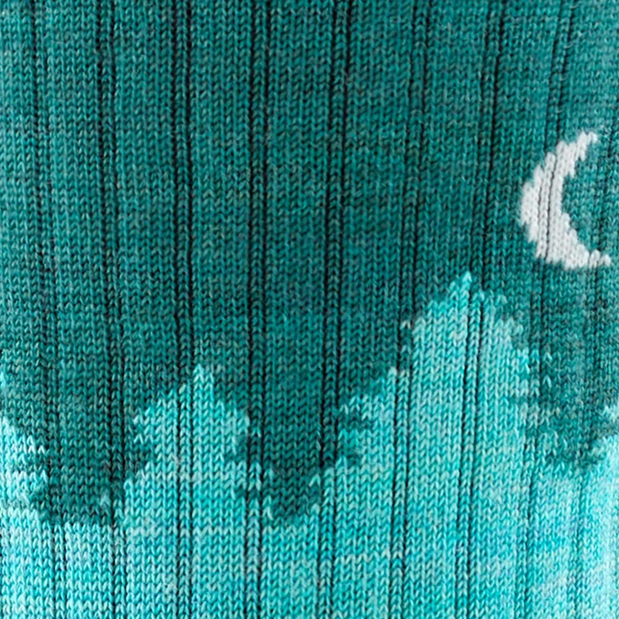 Darn Tough Treeline Midweight Micro Crew Sock with Cushion (Women) - Aqua Accessories - Socks - Performance - The Heel Shoe Fitters