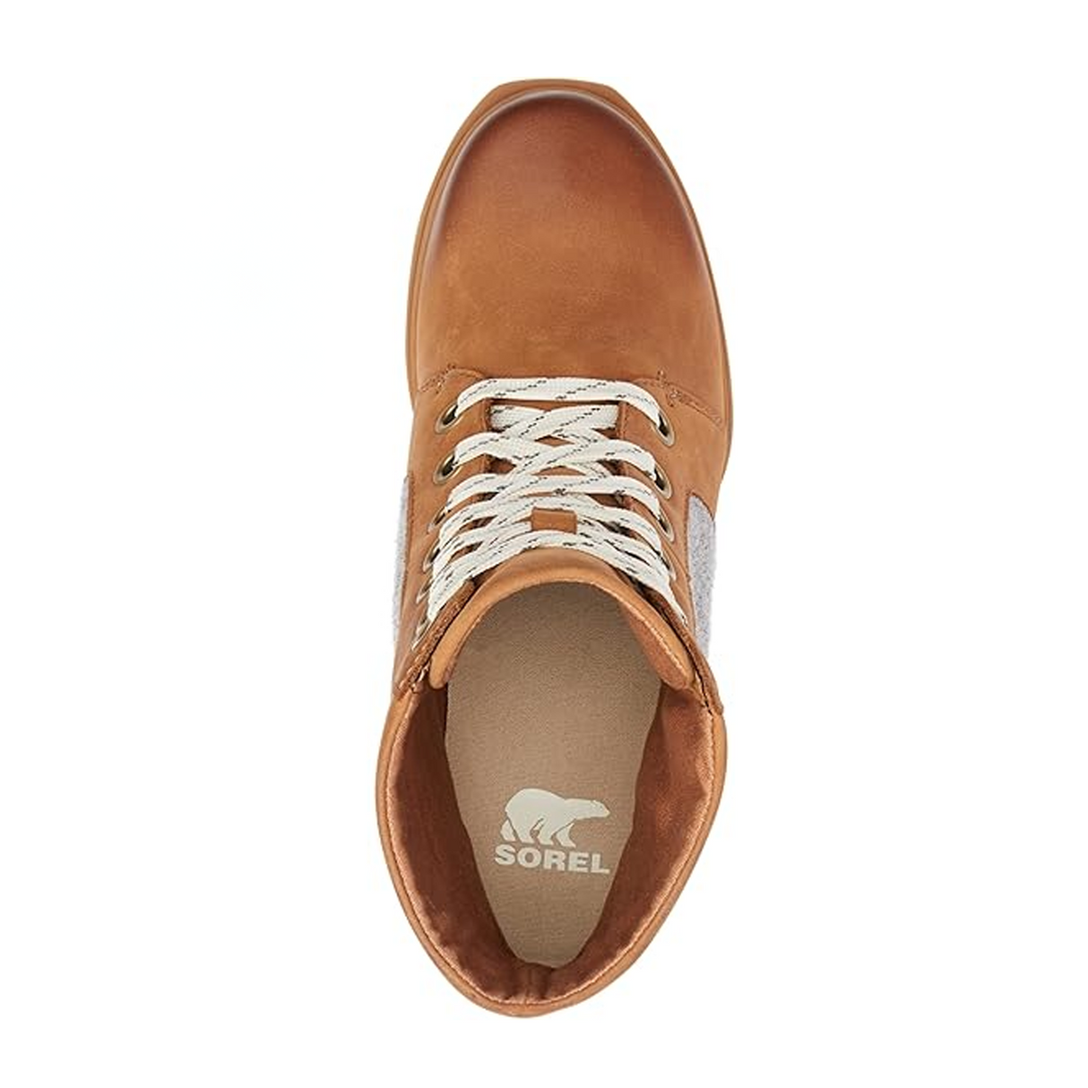 Sorel Joan of Arctic III Lexie Lace Wedge Ankle Boot (Women) - Taffy/Gum Boots - Fashion - Ankle Boot - The Heel Shoe Fitters