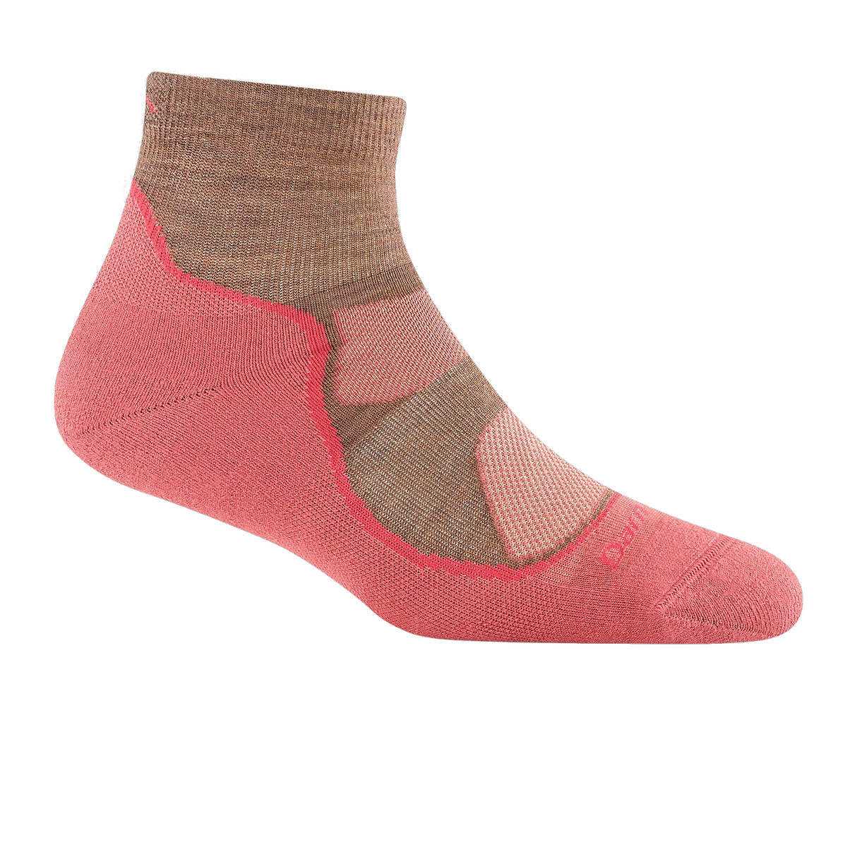 Darn Tough Socks Light Hiker Lightweight Cushion Quarter (Women) - Canyon Accessories - Socks - Performance - The Heel Shoe Fitters