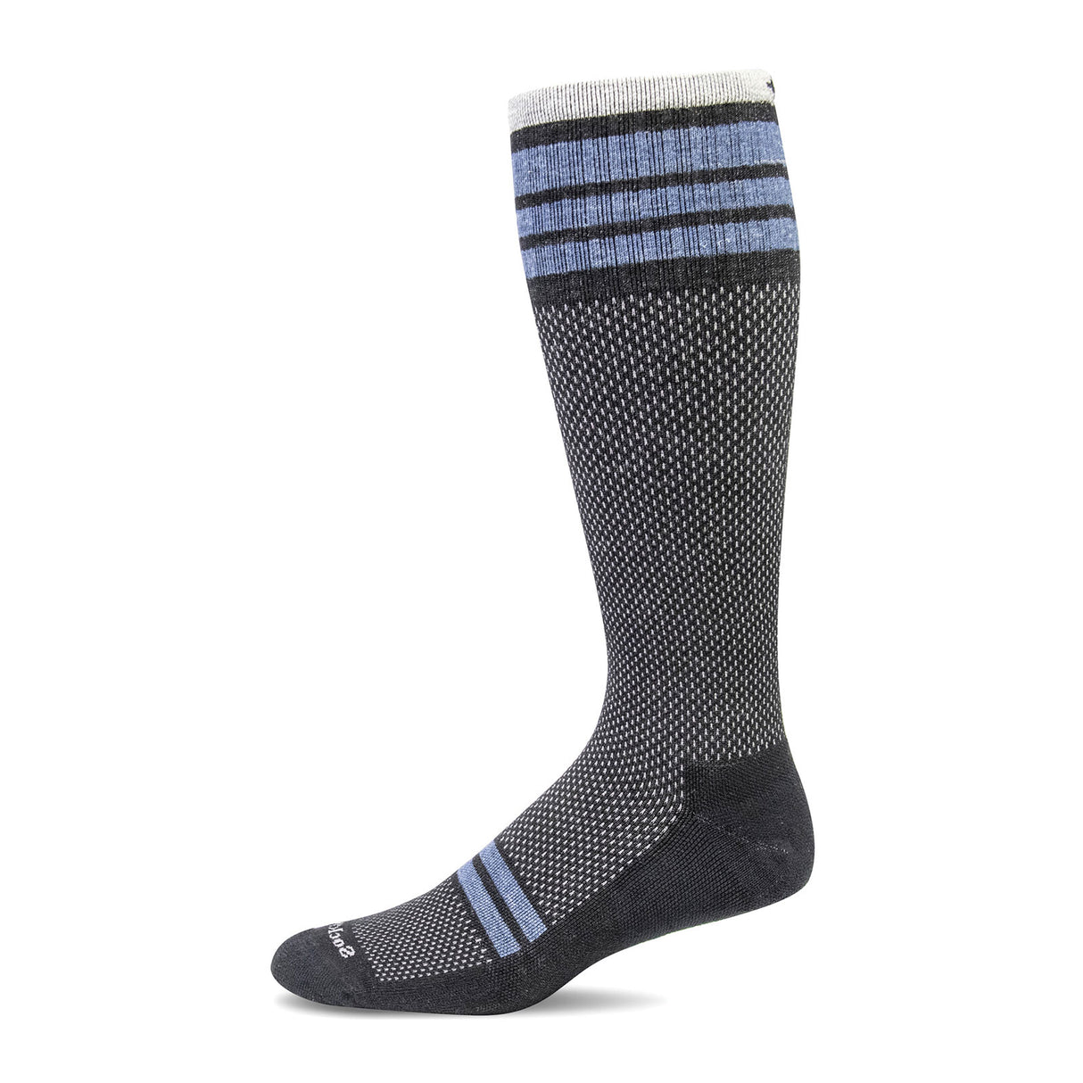 Sockwell Speedway Over the Calf Compression Sock (Men) - Black Accessories - Socks - Compression - The Heel Shoe Fitters