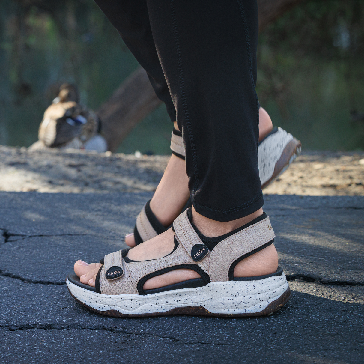 Taos Super Side Active Sandal (Women) - Natural Emboss Sandal - Active - The Heel Shoe Fitters