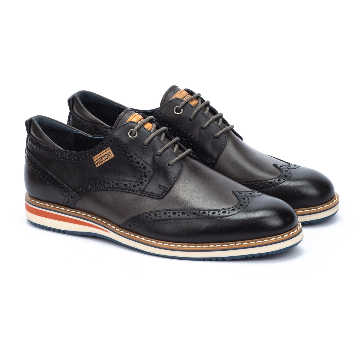 Pikolinos Avila M1T-4191C2 Oxford (Men) - Black Dress-Casual - Oxford - The Heel Shoe Fitters