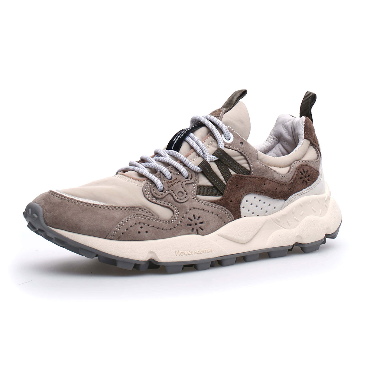 Flower Mountain Yamano 3 Sneaker (Unisex) - Off White/Beige Athletic - Running - Trail - The Heel Shoe Fitters