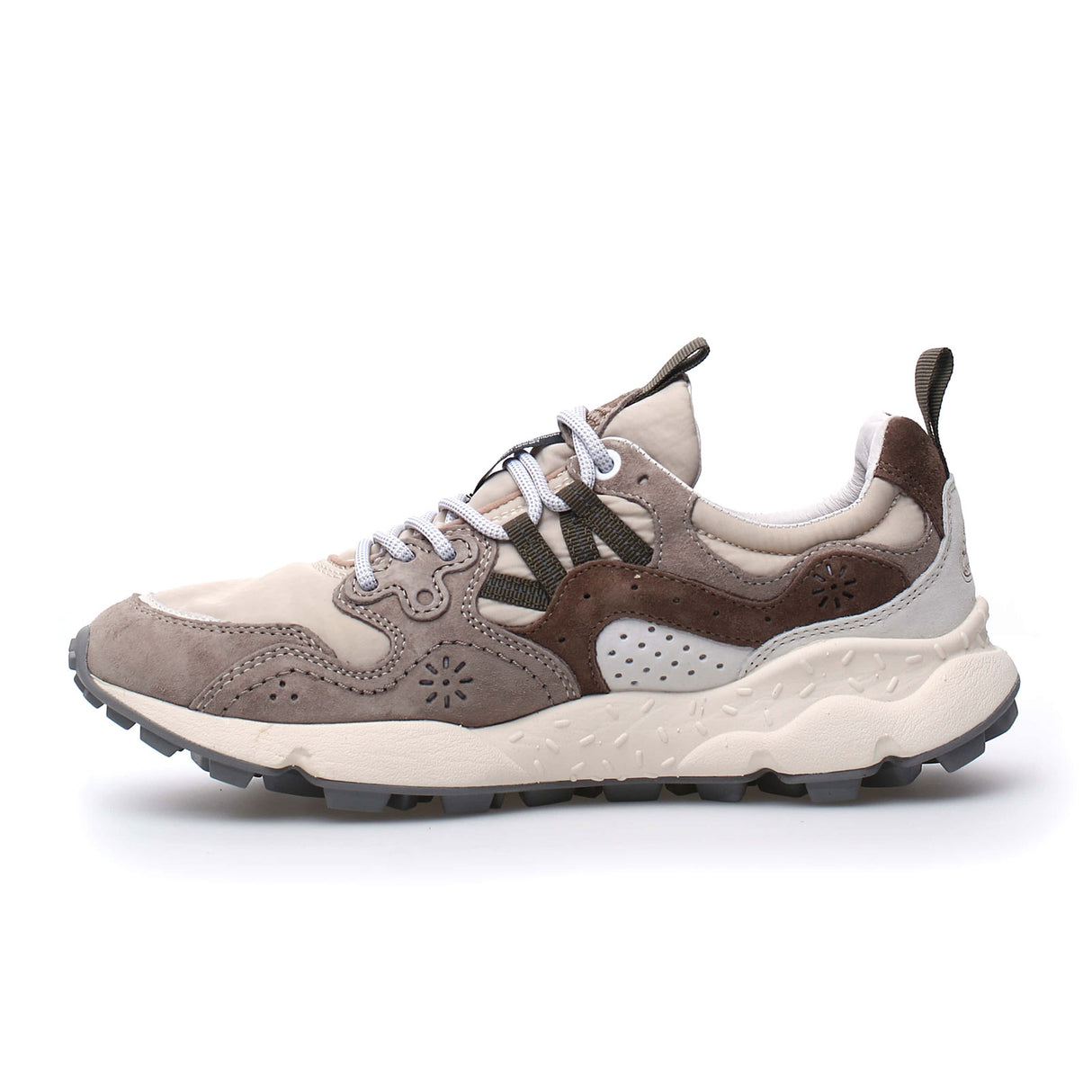 Flower Mountain Yamano 3 Sneaker (Unisex) - Off White/Beige Athletic - Running - Trail - The Heel Shoe Fitters