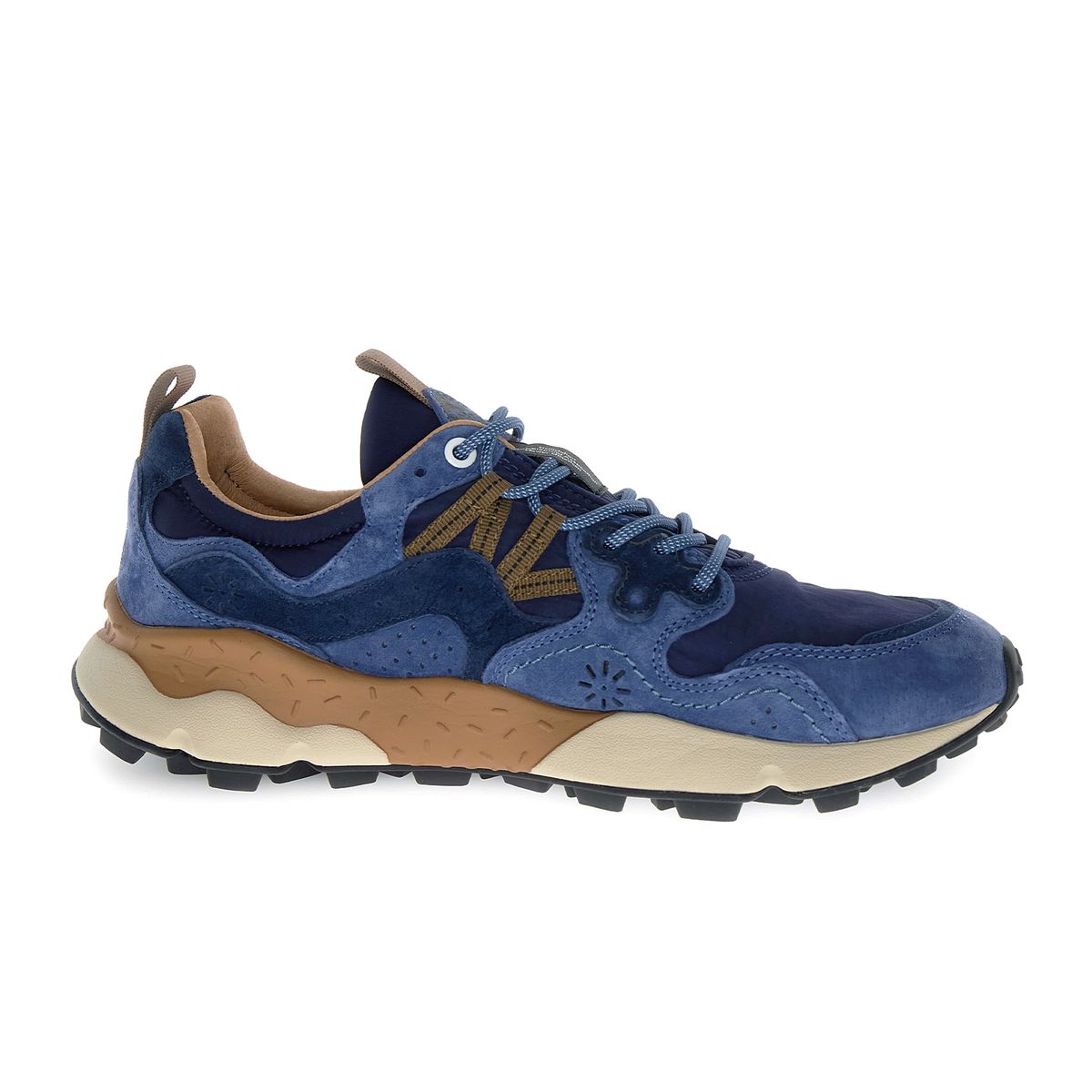 Flower Mountain Yamano 3 Sneaker (Men) - Navy/Blue/Brown
