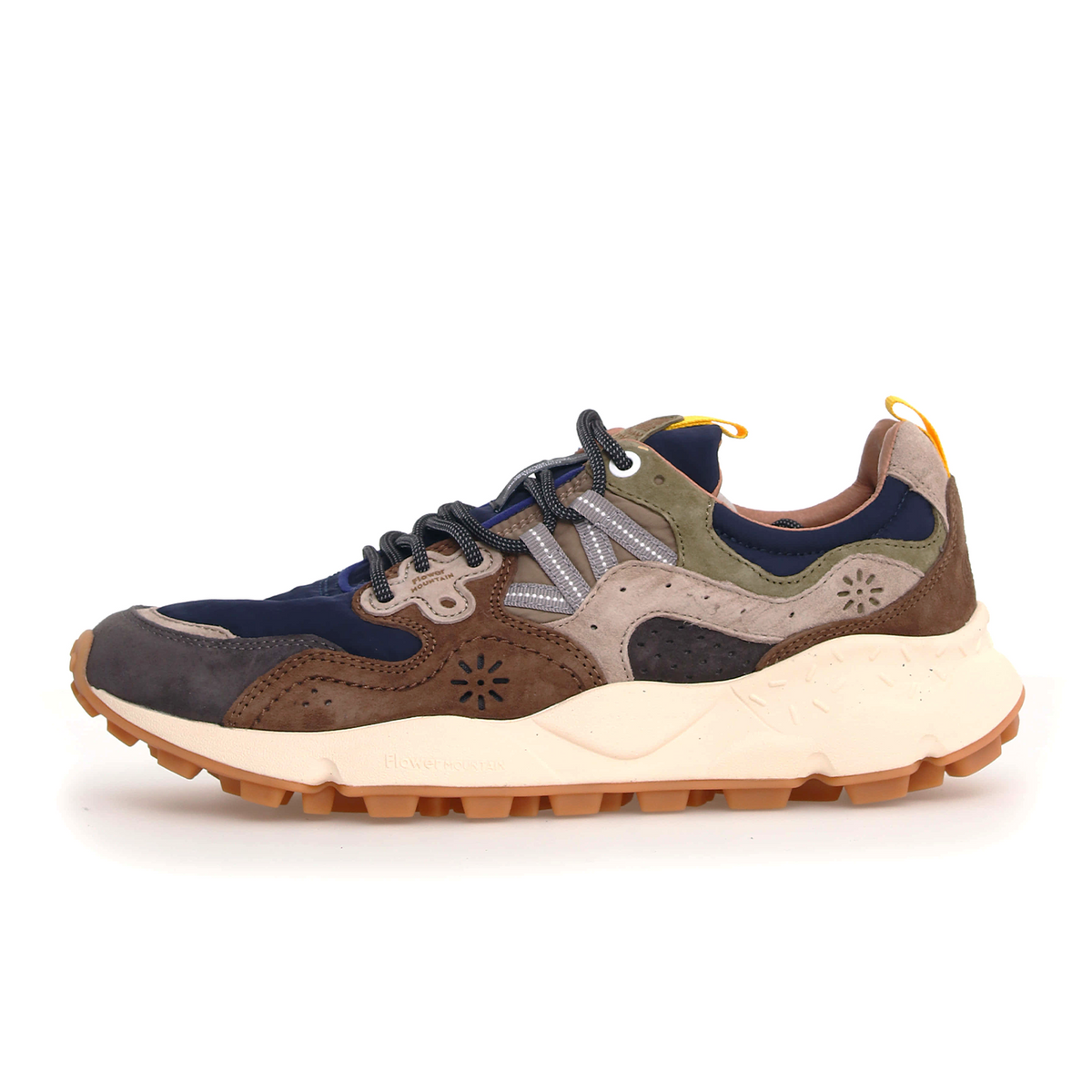 Flower Mountain Yamano 3 Sneaker (Men) - Dark Grey/Brown