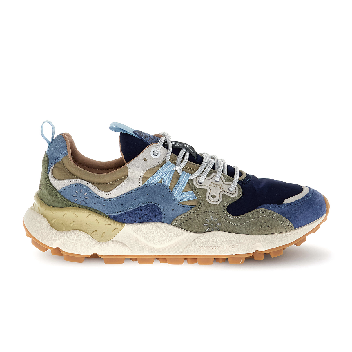 Flower Mountain Yamano 3 Sneaker (Men) - Navy/Blue/Kaki