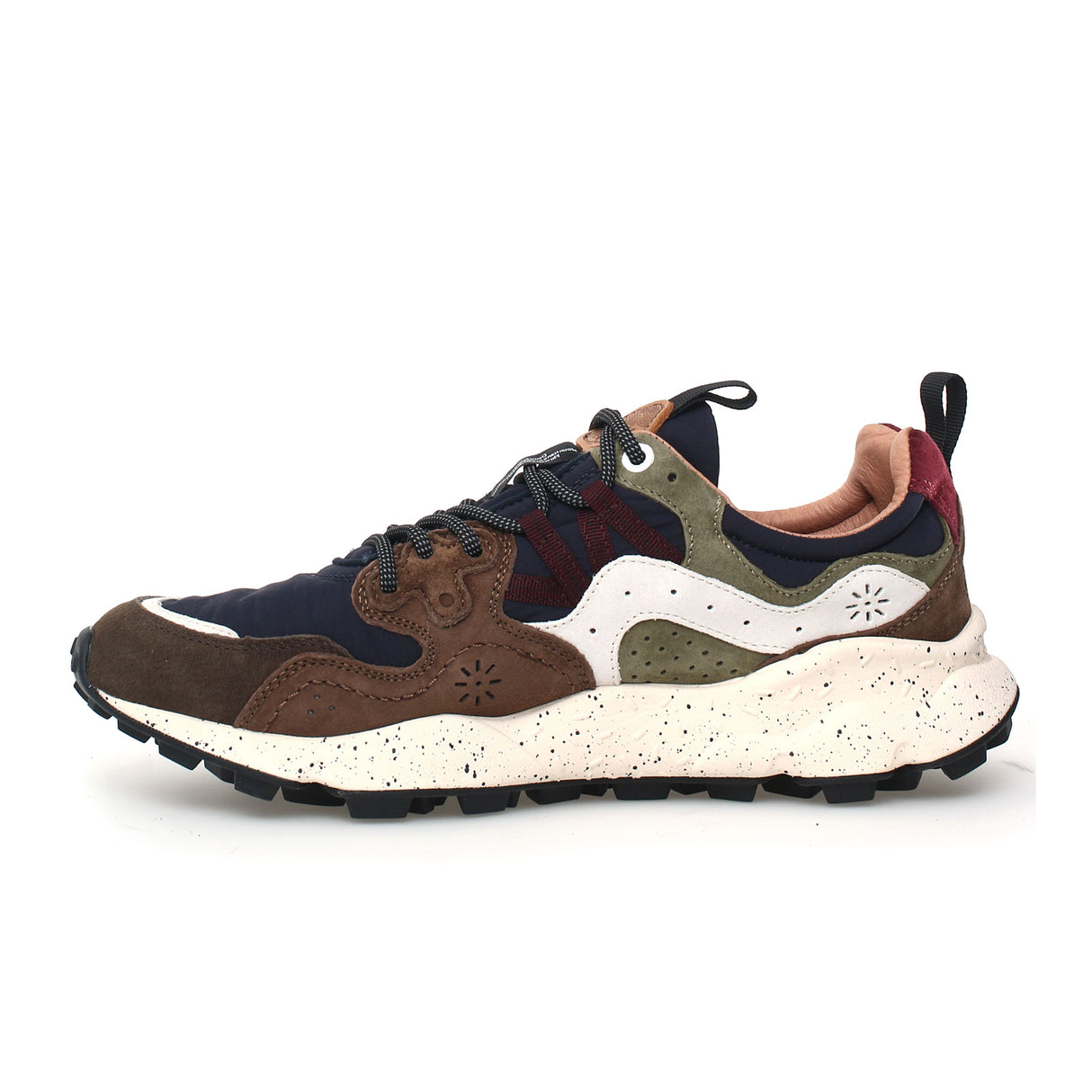 Flower Mountain Yamano 3 Sneaker (Men) - Brown/Navy Dress-Casual - Sneakers - The Heel Shoe Fitters