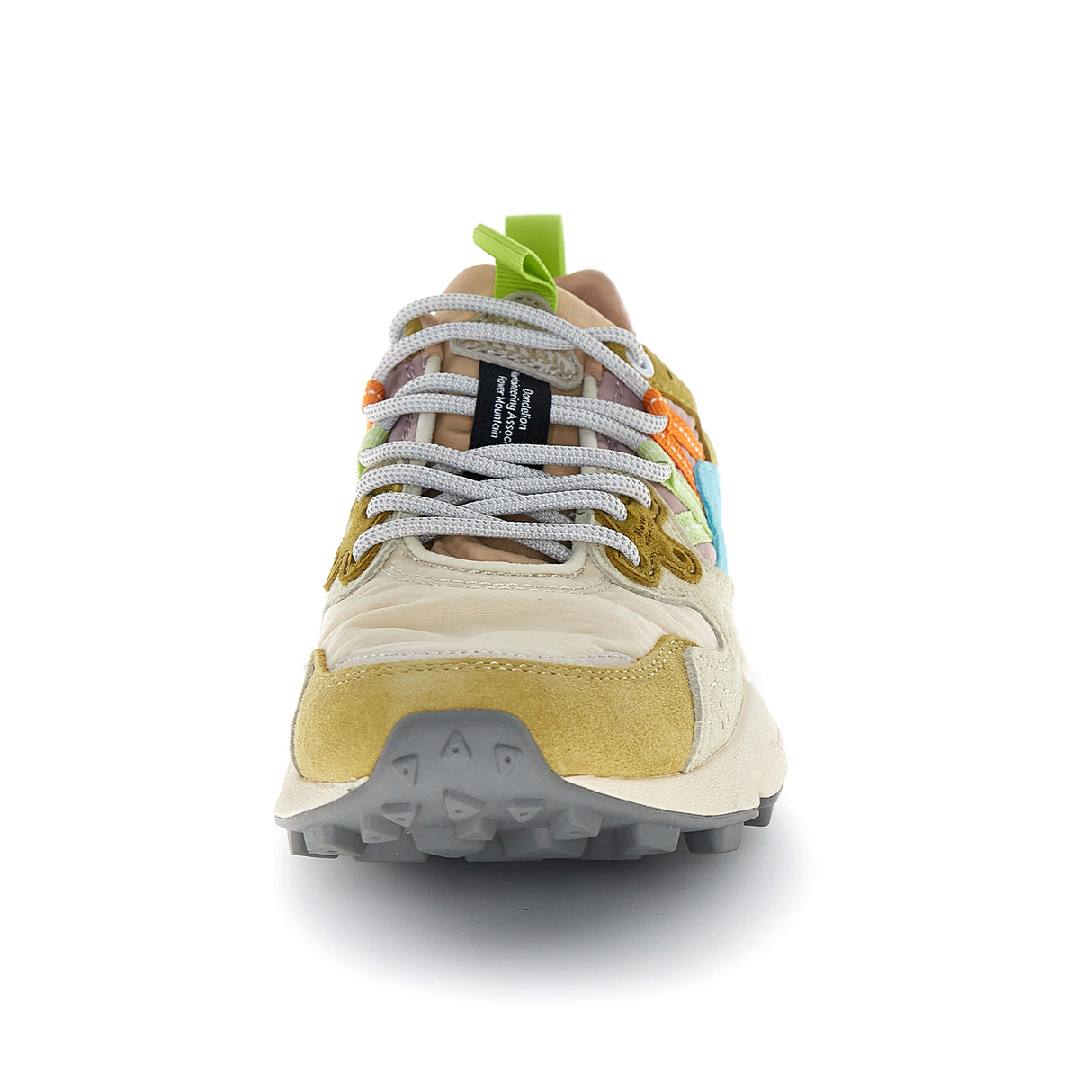 Flower Mountain Yamano 3 Sneaker (Women) - Cream/Milk/Light Blue Athletic - Casual - Lace Up - The Heel Shoe Fitters