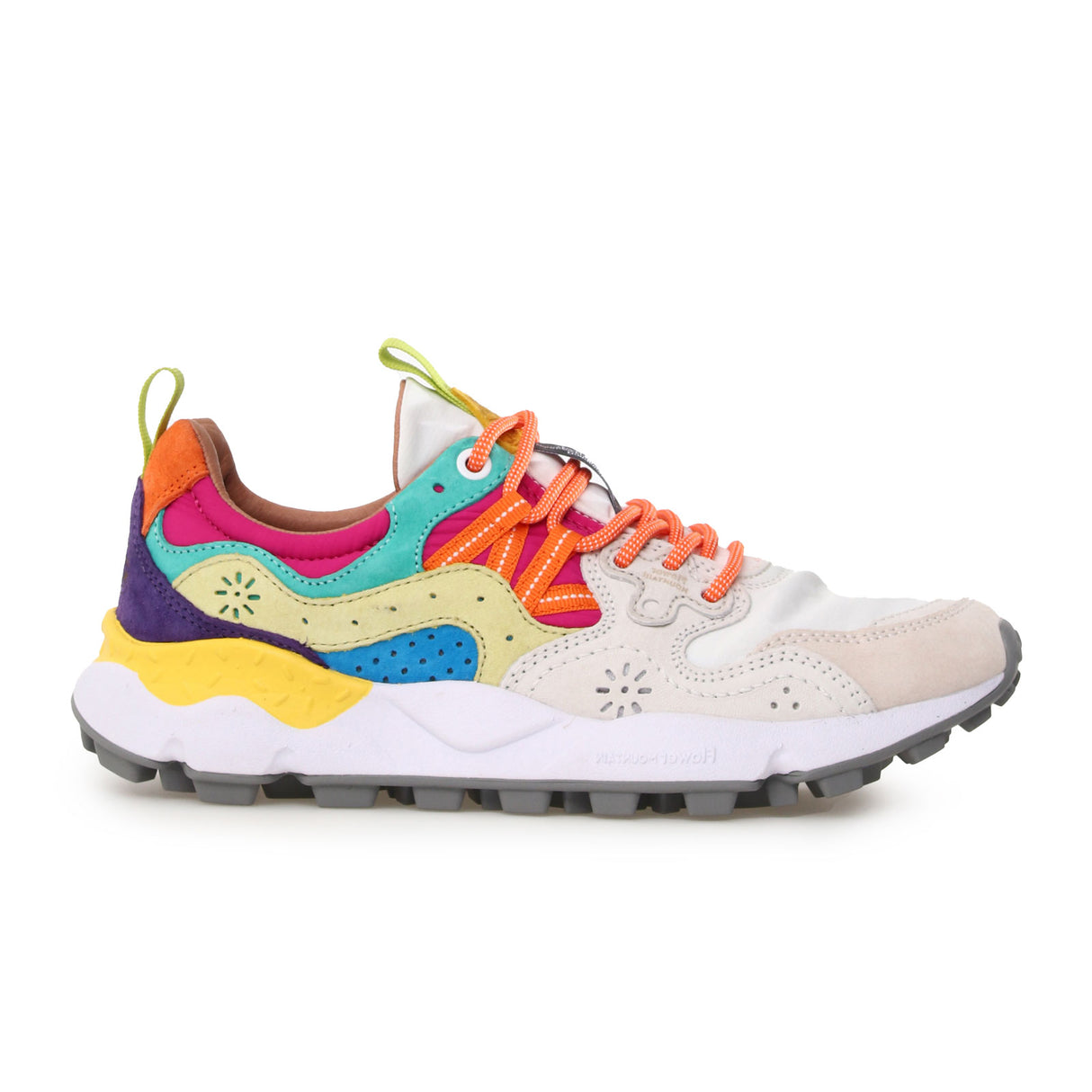 Flower Mountain Yamano 3 Sneaker (Women) - Pink/White Athletic - Running - Trail - The Heel Shoe Fitters