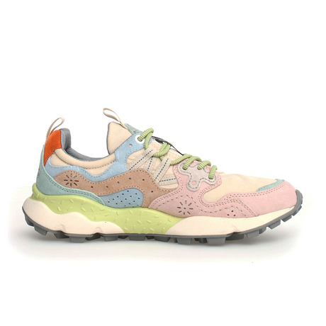 Flower Mountain Yamano 3 Sneaker (Women) - Pink/Beige Athletic - Casual - Lace Up - The Heel Shoe Fitters