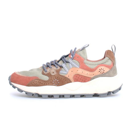 Flower Mountain Yamano 3 Sneaker (Women) - Brown/Beige Athletic - Casual - Lace Up - The Heel Shoe Fitters