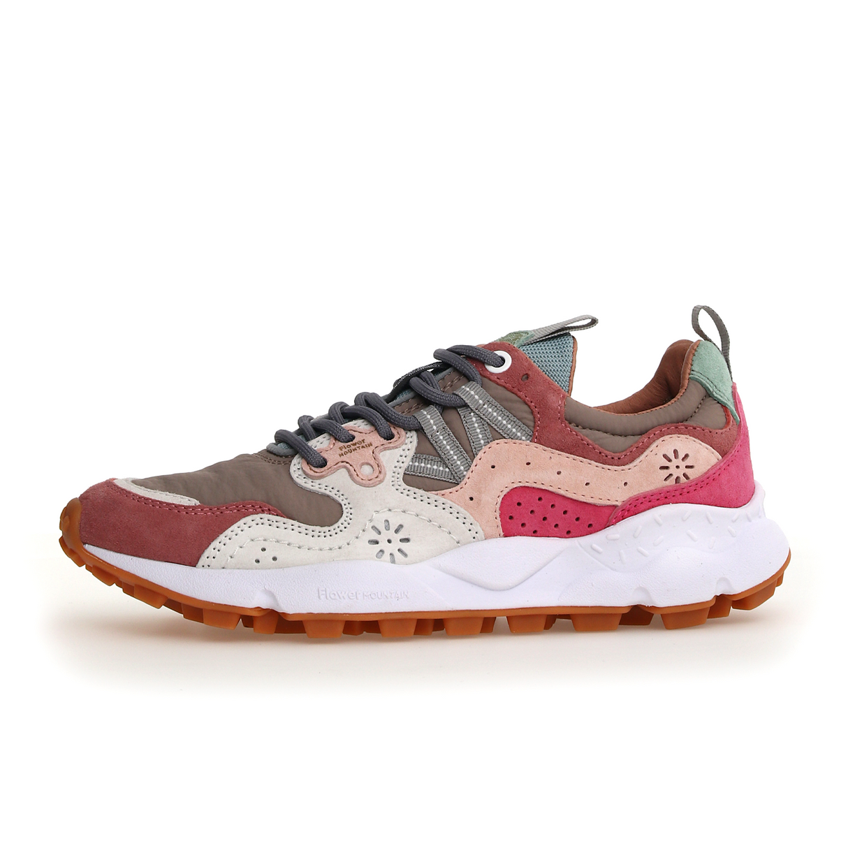 Flower Mountain Yamano 3 Sneaker (Women) - Cipria/Multi Athletic - Casual - Lace Up - The Heel Shoe Fitters