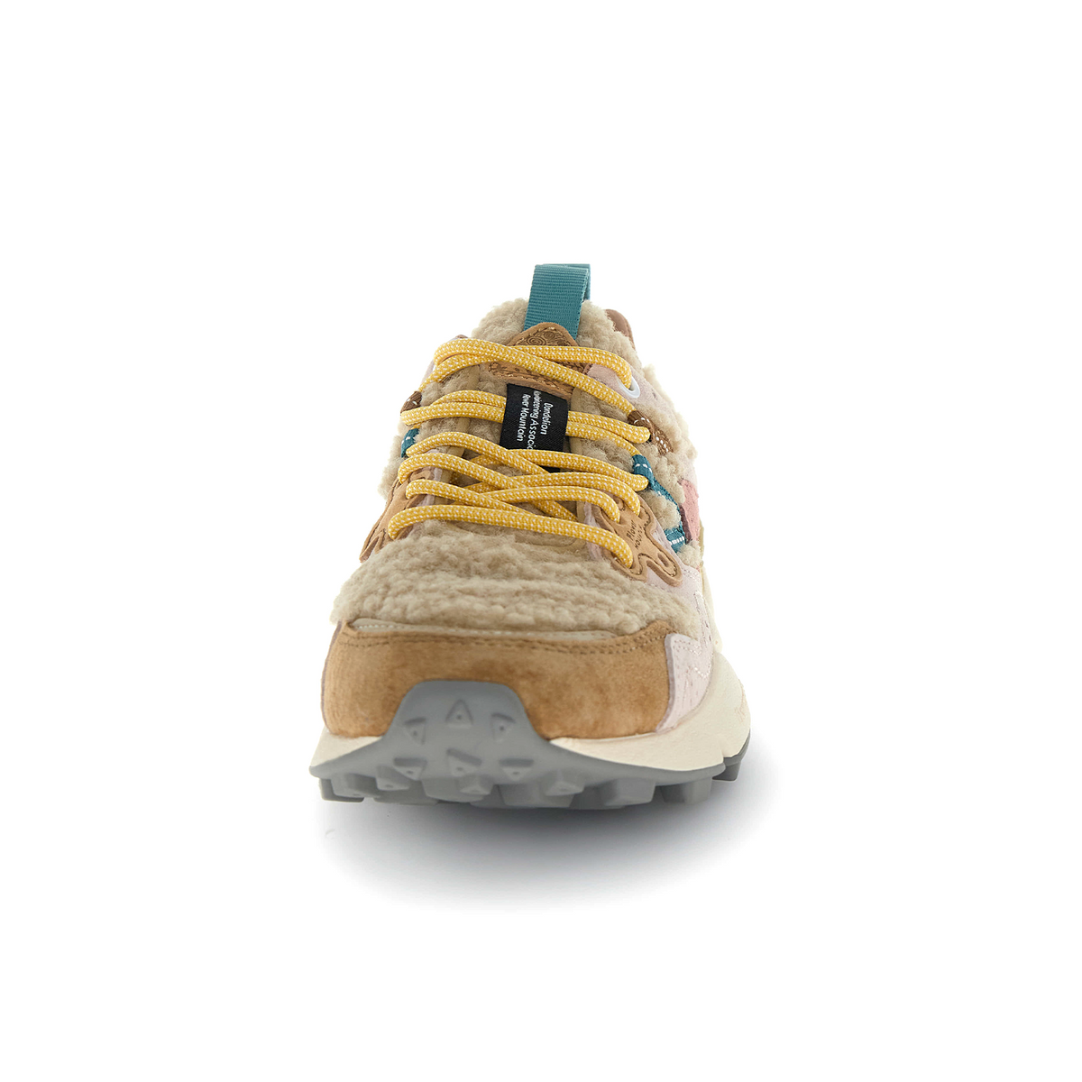 Flower Mountain Yamano 3 Sneaker (Women) - Teddy Light Brown/Rose/Beige