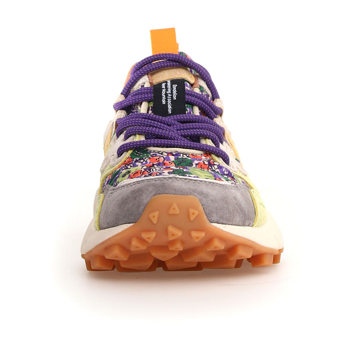 Flower Mountain Yamano 3 Sneaker (Women) - Spring Flowers Grey/Green Athletic - Running - Trail - The Heel Shoe Fitters