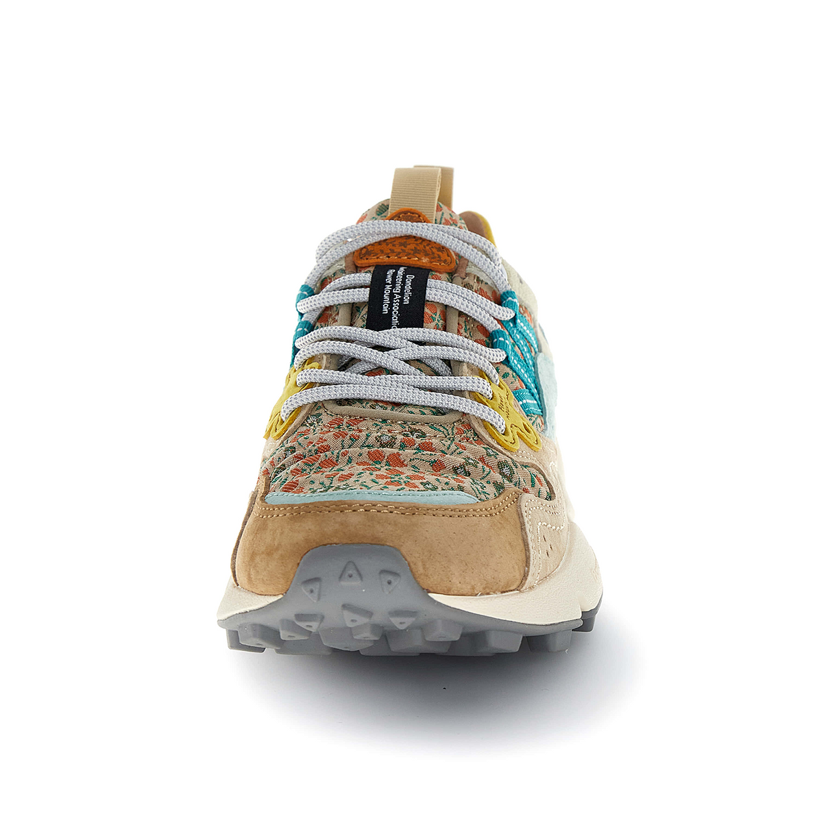 Flower Mountain Yamano 3 Sneaker (Women) - Chestnut/Light Blue/Orange