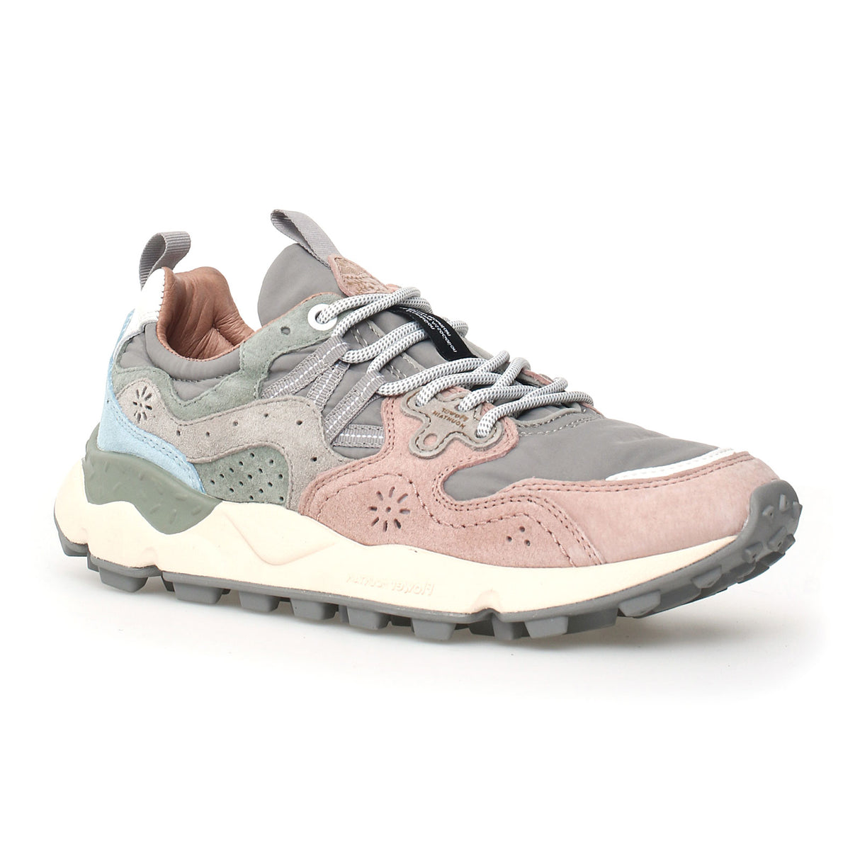 Flower Mountain Yamano 3 Sneaker (Women) - Pink/Grey Athletic - Casual - Lace Up - The Heel Shoe Fitters