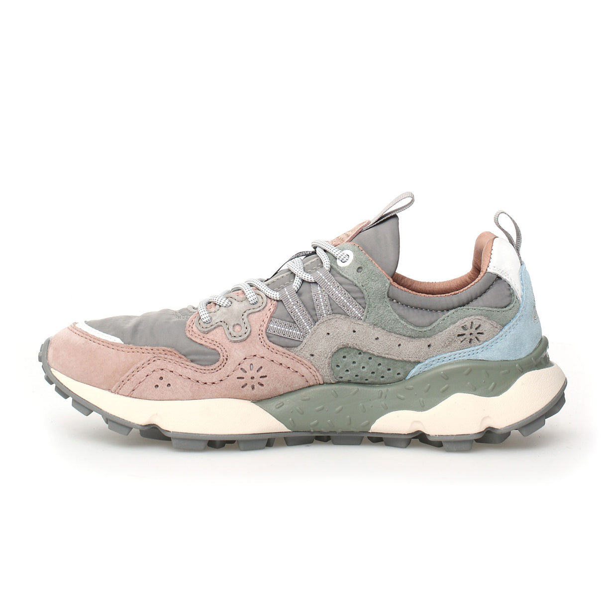 Flower Mountain Yamano 3 Sneaker (Women) - Pink/Grey Athletic - Casual - Lace Up - The Heel Shoe Fitters