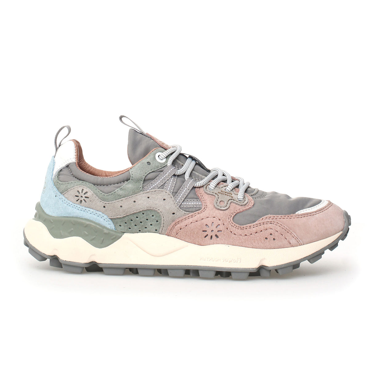 Flower Mountain Yamano 3 Sneaker (Women) - Pink/Grey Athletic - Casual - Lace Up - The Heel Shoe Fitters