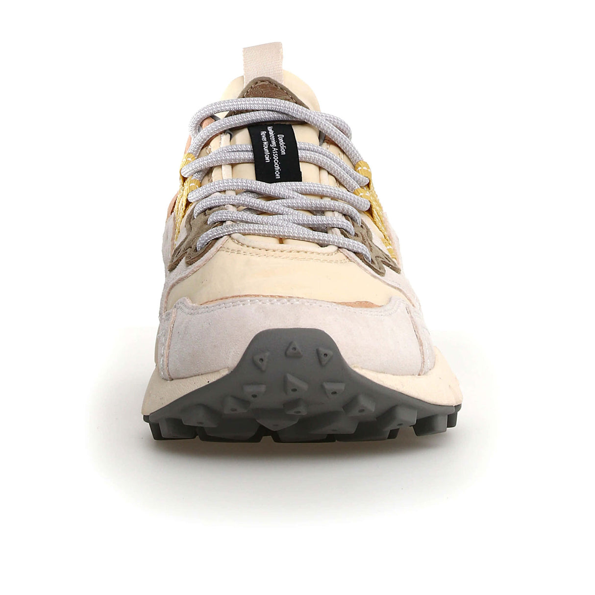 Flower Mountain Yamano 3 Sneaker (Unisex) - Beige/Milk/Violet Athletic - Running - Trail - The Heel Shoe Fitters