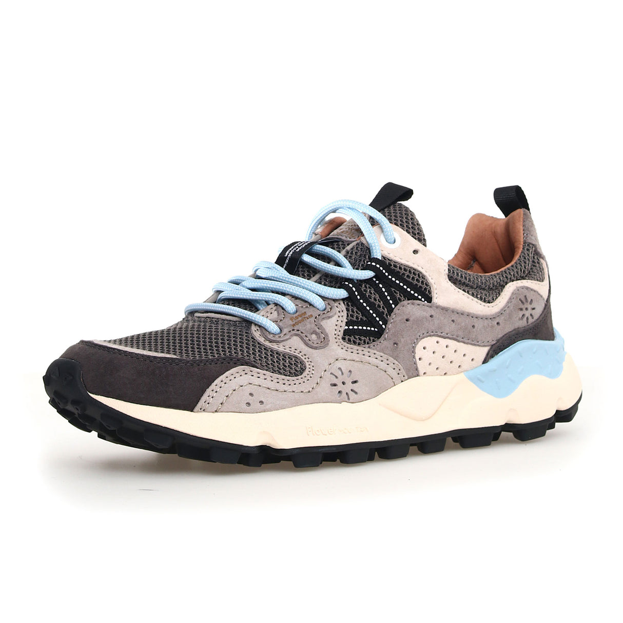 Flower Mountain Yamano 3 Sneaker (Unisex) - Anthracite/Beige Athletic - Running - Trail - The Heel Shoe Fitters