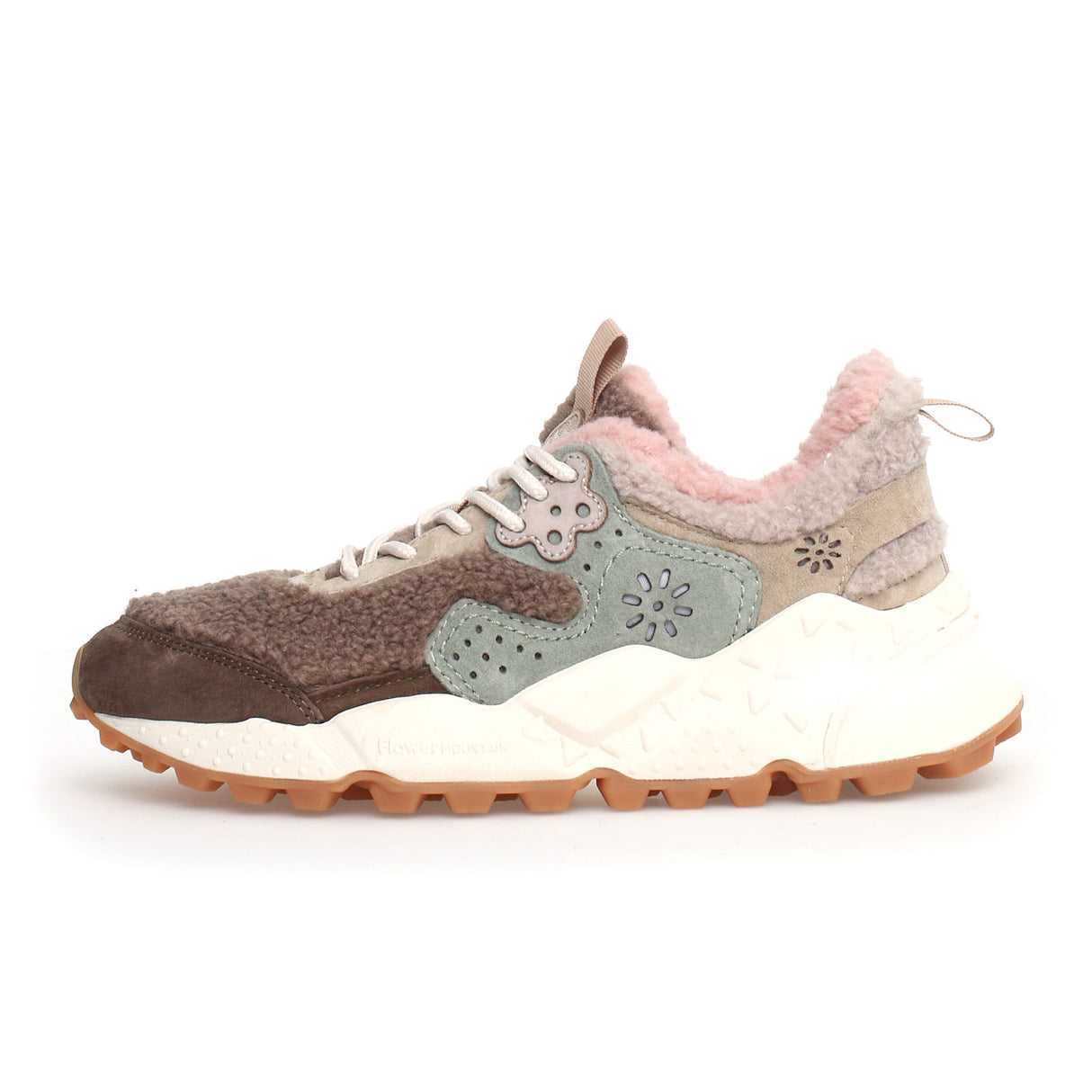 Flower Mountain Kotetsu Sneaker (Women) - Beige/Pink Athletic - Casual - Lace Up - The Heel Shoe Fitters