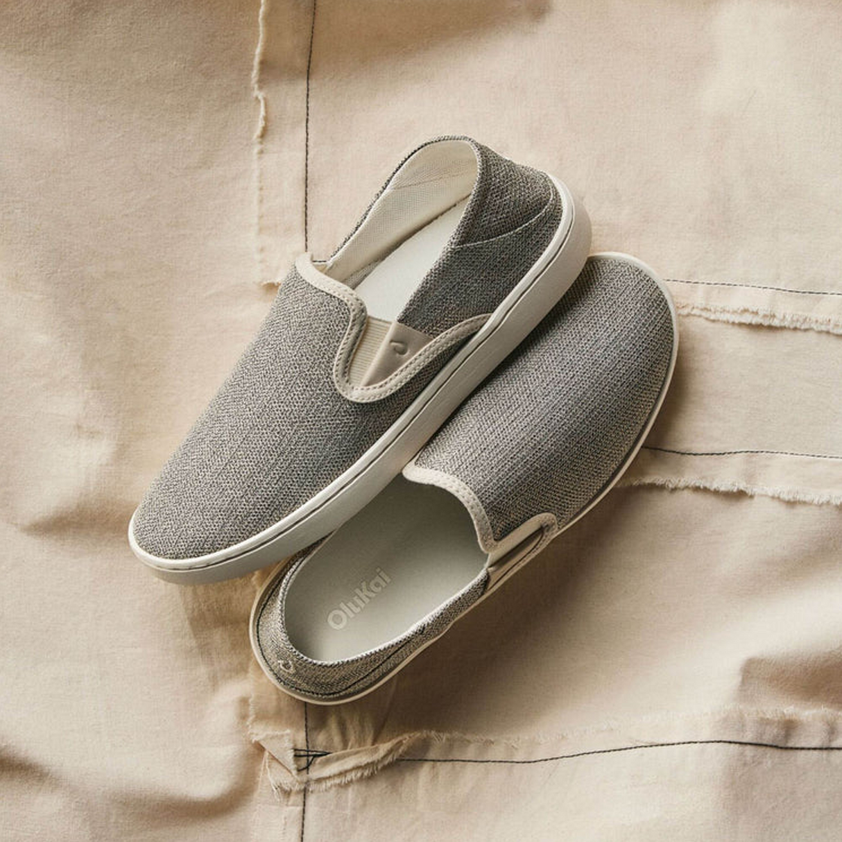 OluKai Pehuea II Slip On (Women) - Tapa/Tapa Athletic - Casual - Slip On - The Heel Shoe Fitters