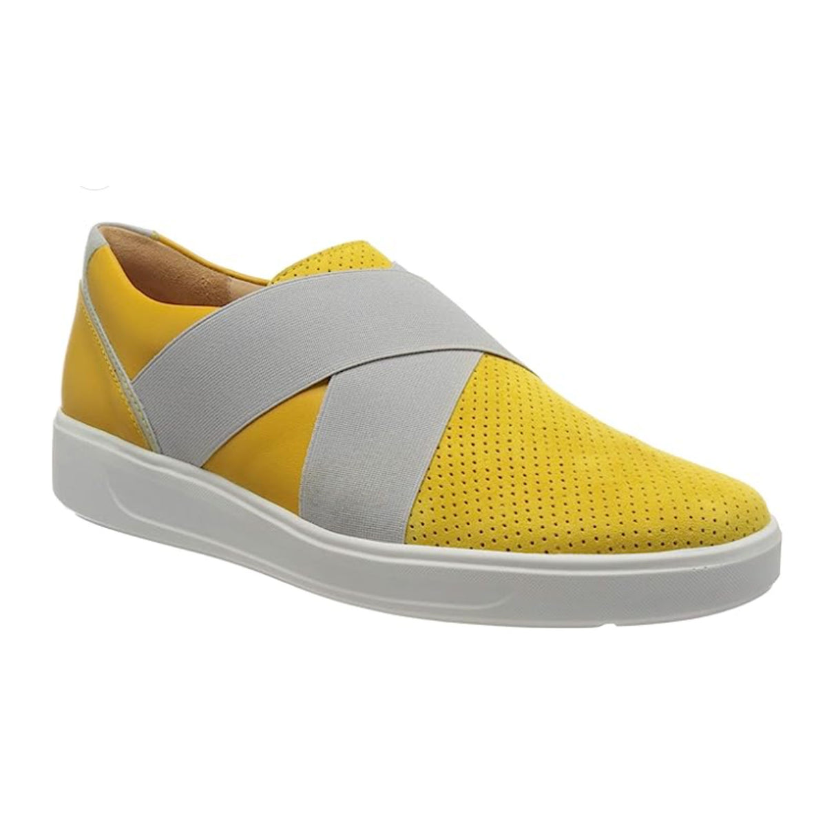 Ganter Heidi 5 Slip On Sneaker (Women) - Limone/Grey Dress-Casual - Sneakers - The Heel Shoe Fitters
