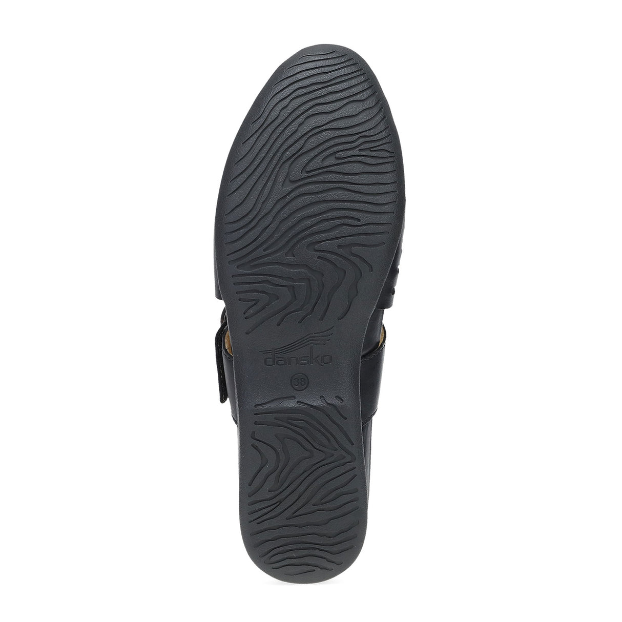 Dansko Leilani Flat (Women) - Black Burnished Nappa Dress-Casual - Flat - The Heel Shoe Fitters