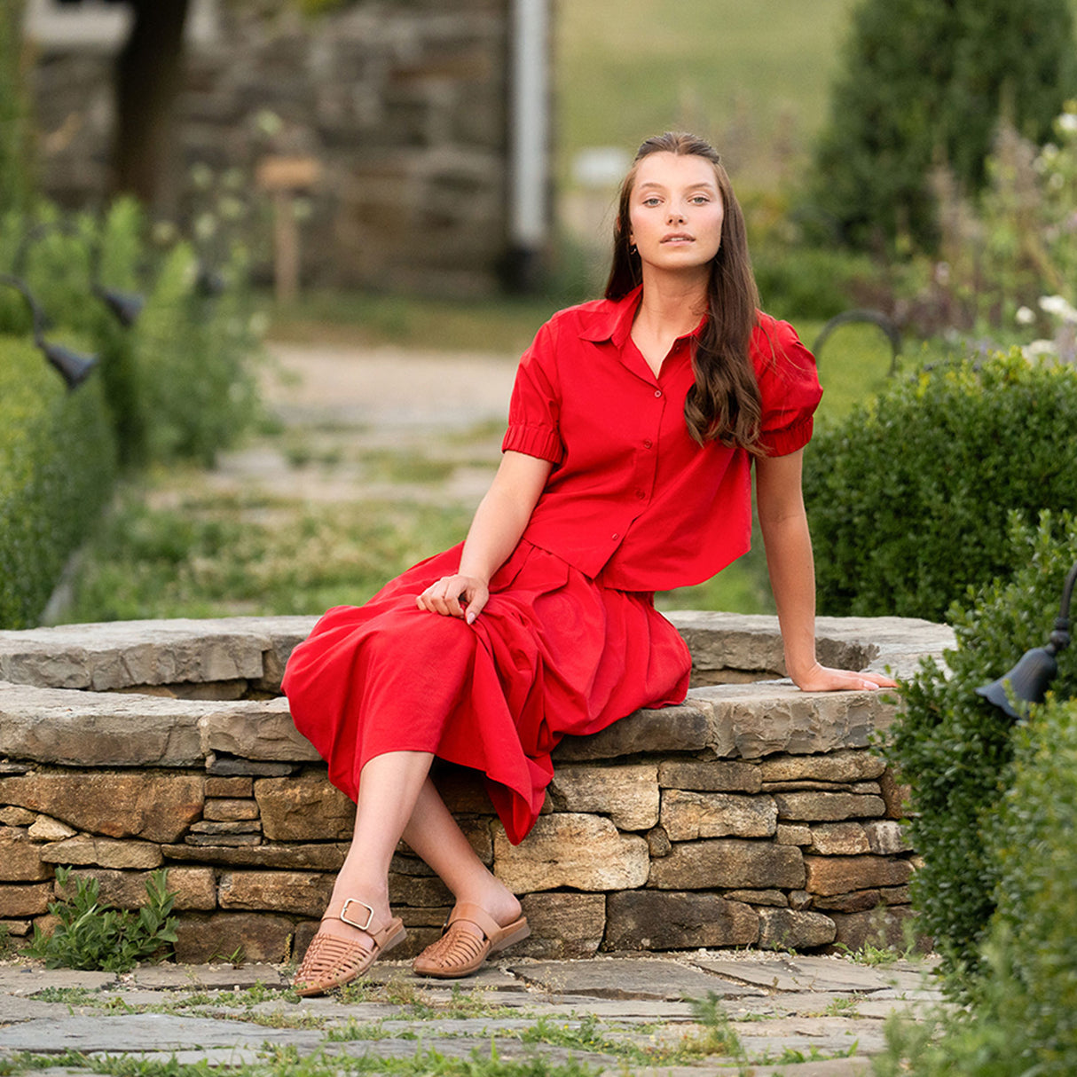 Dansko Leilani Flat (Women) - Light Tan Burnished Nappa Dress-Casual - Flat - The Heel Shoe Fitters