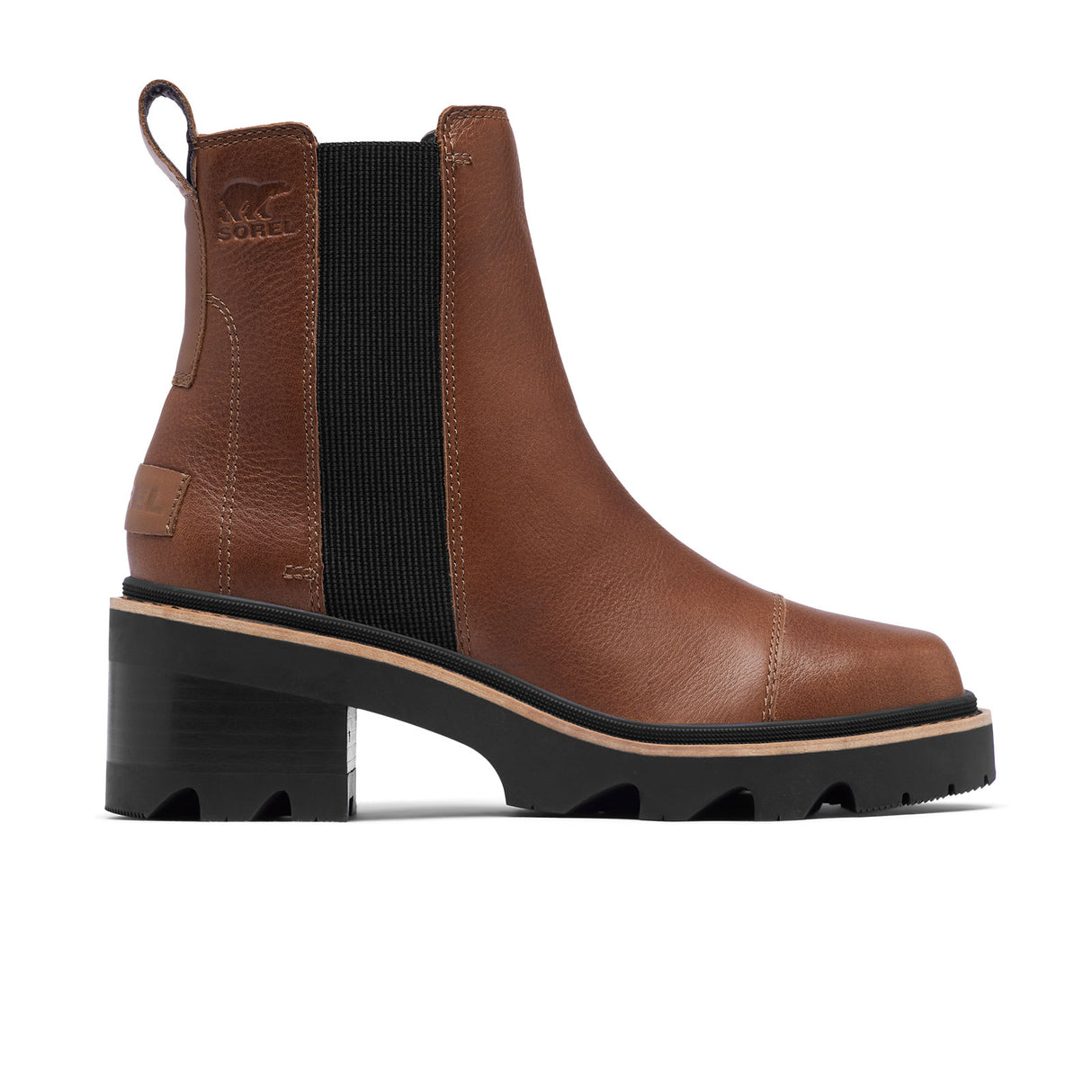 Sorel Joan Now Chelsea Boot (Women) - Velvet Tan/Black Boots - Casual - Mid - The Heel Shoe Fitters