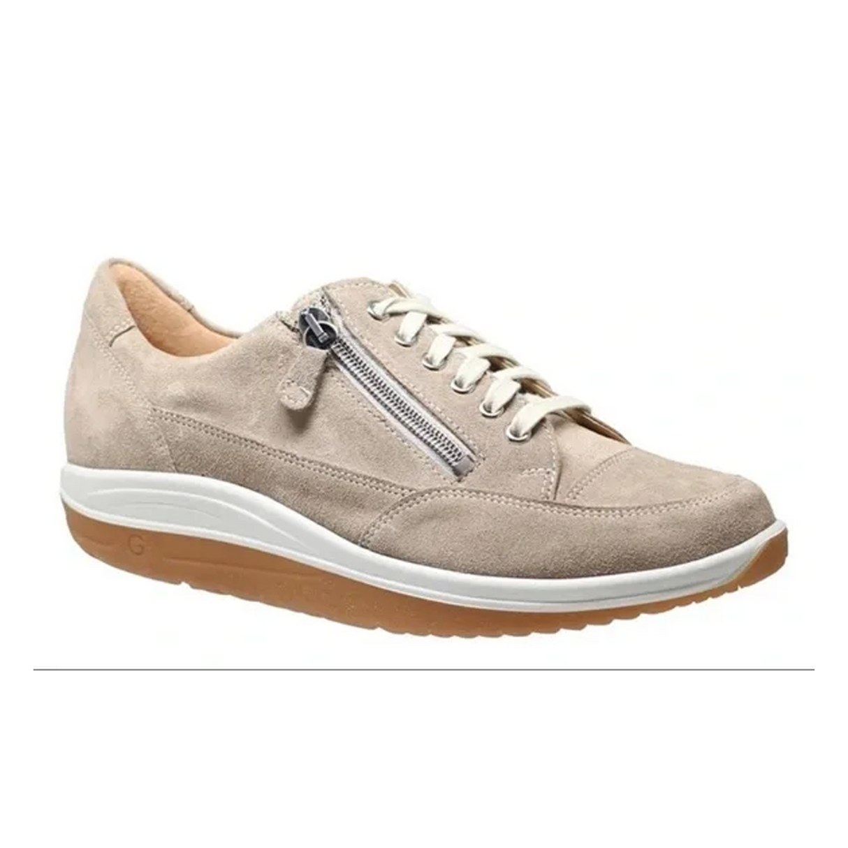 Ganter Gisa 7 Active Sneaker (Women) - Taupe Athletic - Casual - Lace Up - The Heel Shoe Fitters