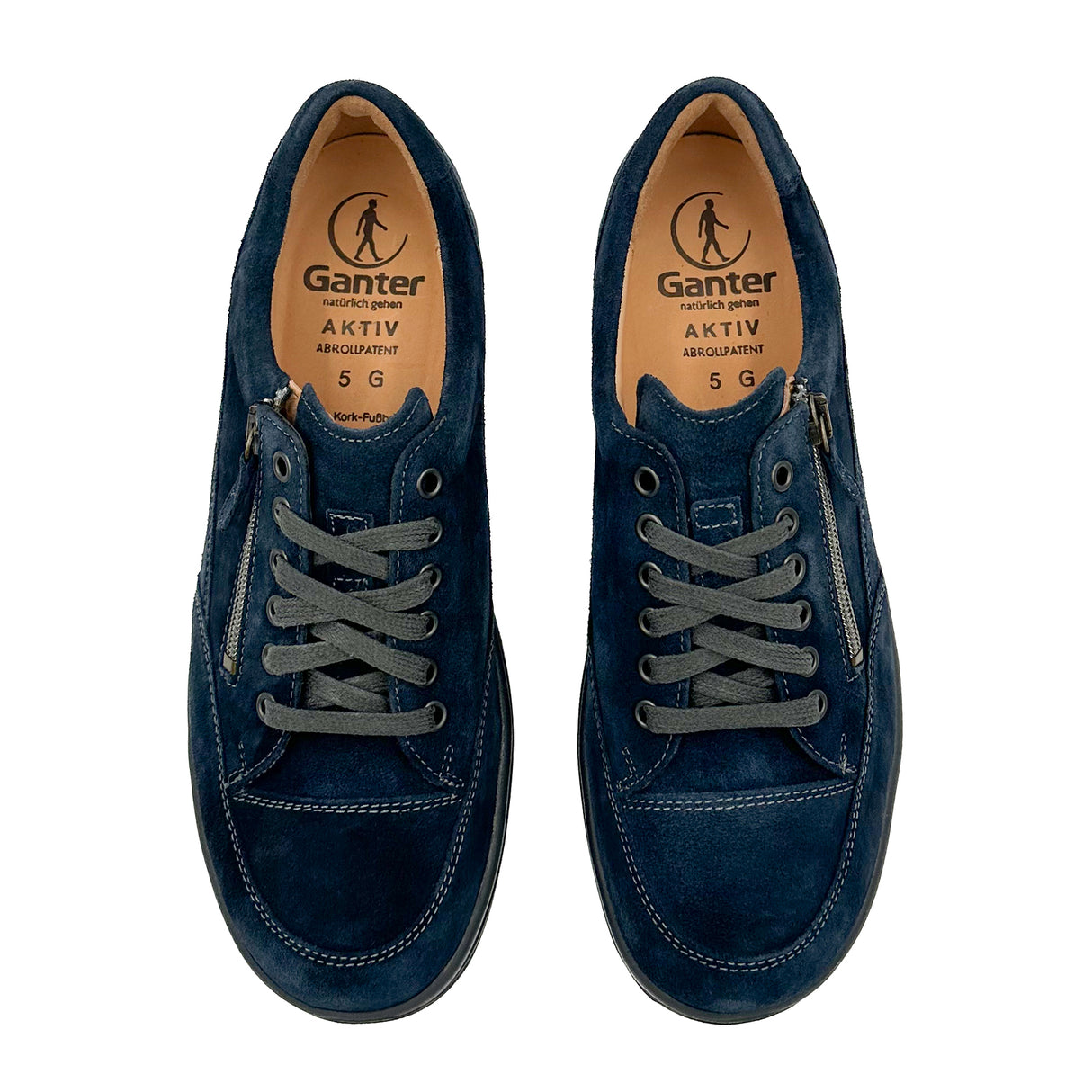 Ganter Gisa 7 Active Sneaker (Women) - Blue Athletic - Casual - Lace Up - The Heel Shoe Fitters