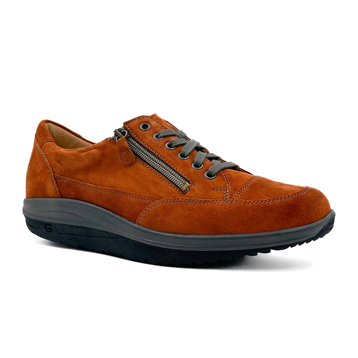 Ganter Gisa 7 Active Sneaker (Women) - Rust Brown Athletic - Casual - Lace Up - The Heel Shoe Fitters